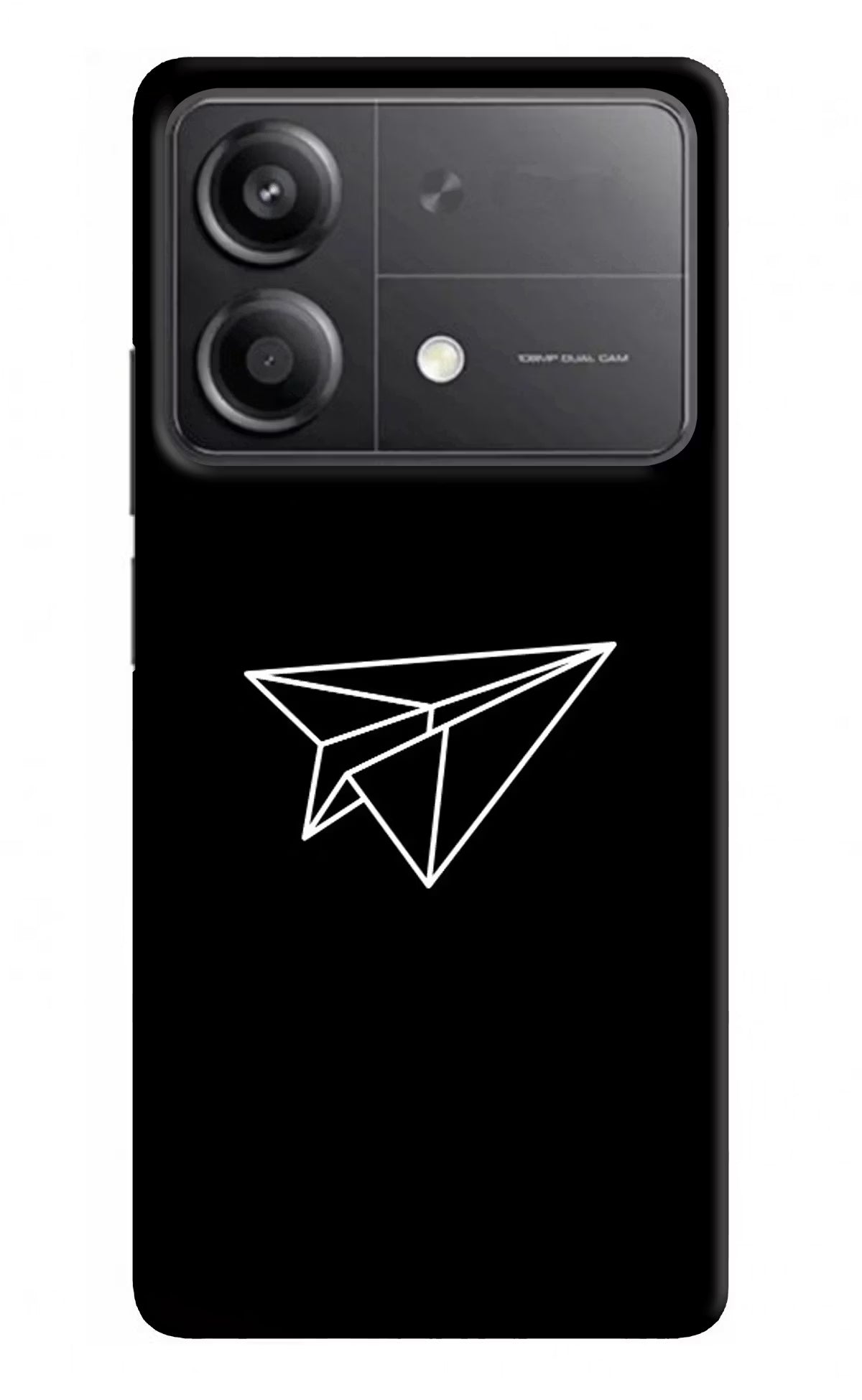 Paper Plane White Poco X6 Neo Back Cover - Paper Plane White Poco X6 Neo Back Cover Paper Plane White Poco X6 Neo Back Cover