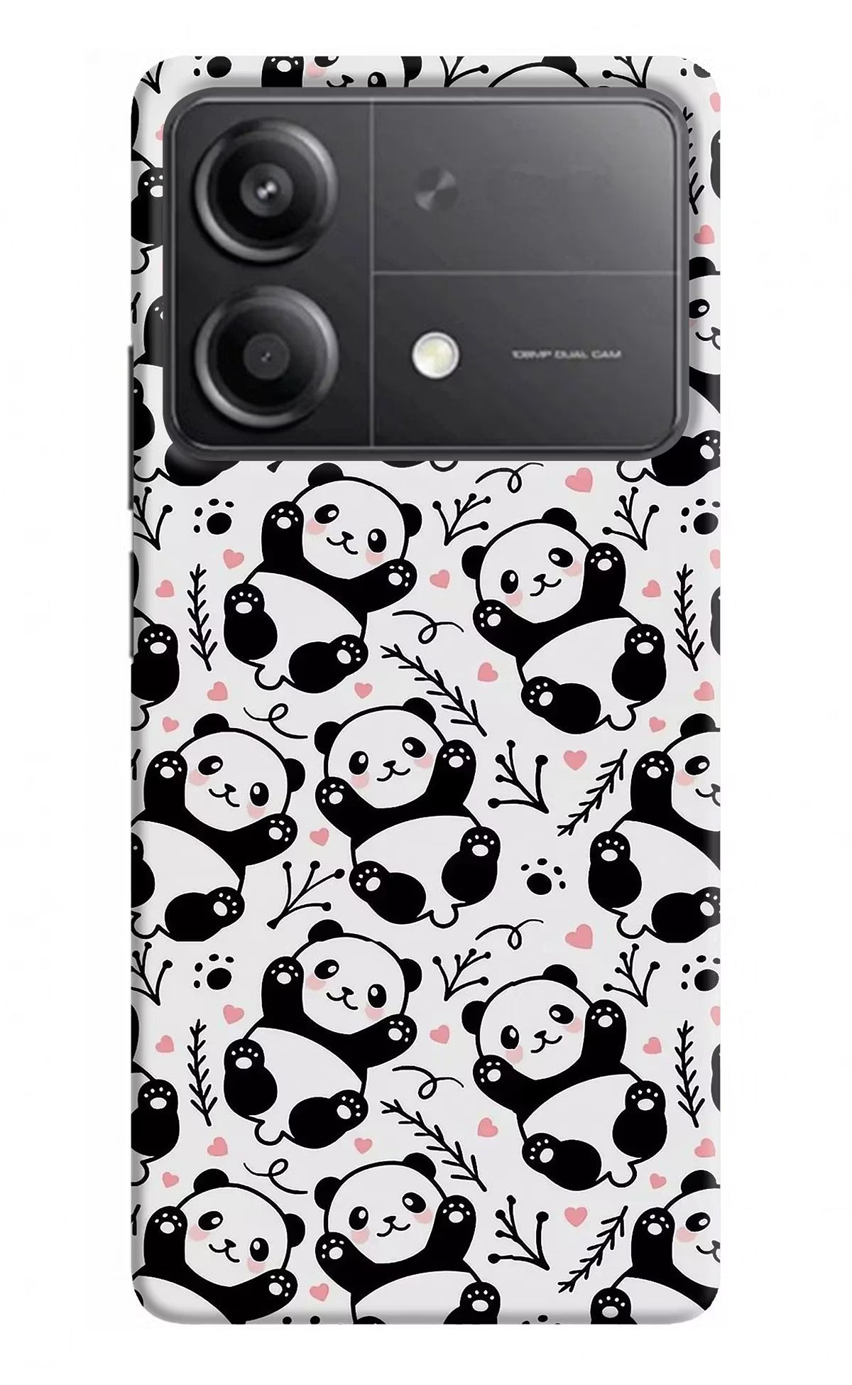 Cute Panda Poco X6 Neo Back Cover - Cute Panda Poco X6 Neo Back Cover Cute Panda Poco X6 Neo Back Cover