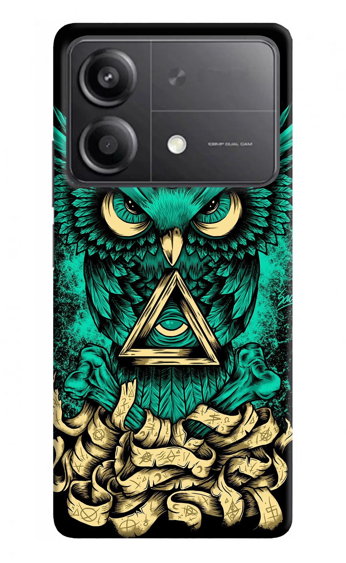 Green Owl Poco X6 Neo Back Cover - Green Owl Poco X6 Neo Back Cover Green Owl Poco X6 Neo Back Cover