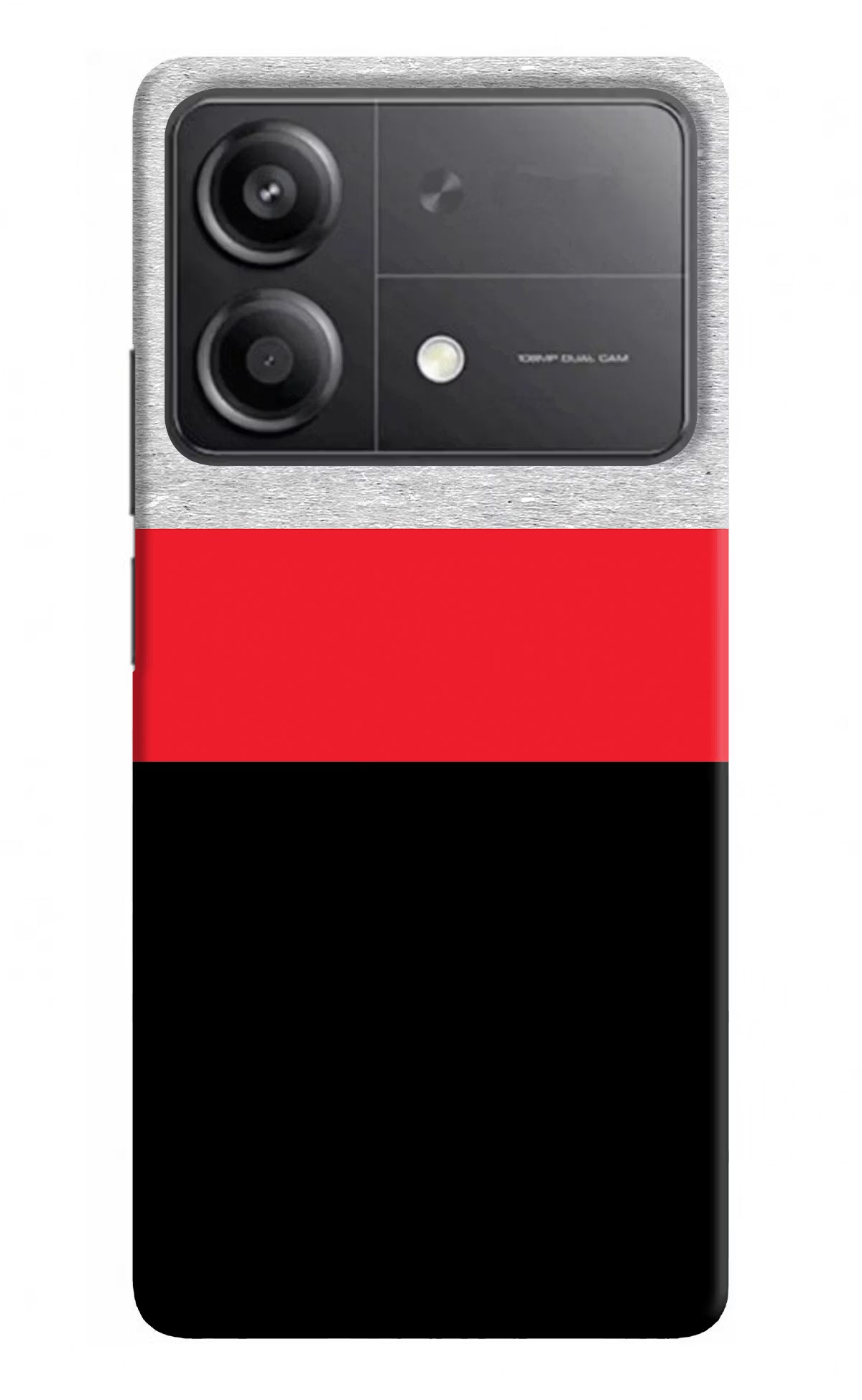 Tri Color Pattern Poco X6 Neo Back Cover - Tri Color Pattern Poco X6 Neo Back Cover Tri Color Pattern Poco X6 Neo Back Cover