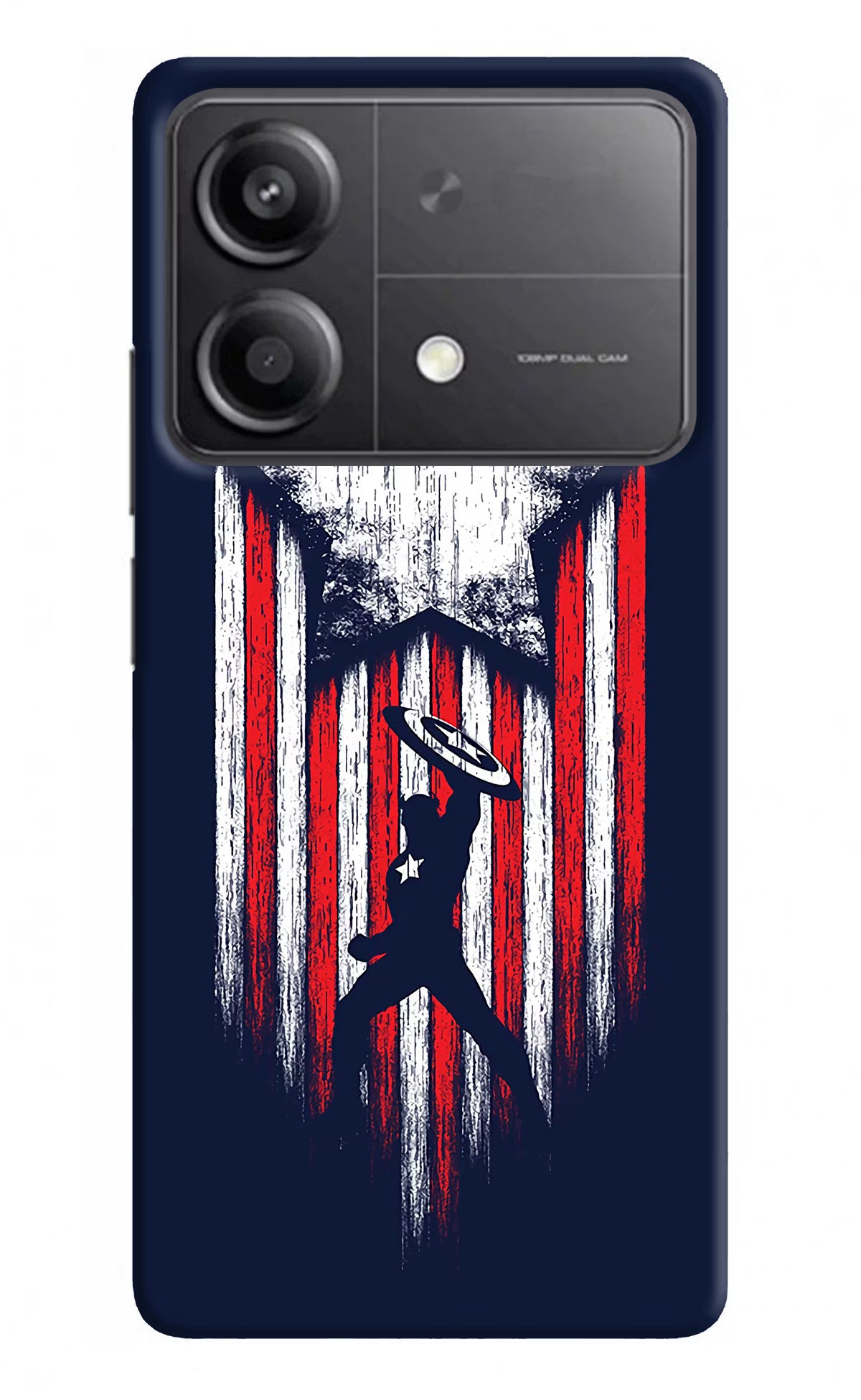 Captain America Marvel Art Poco X6 Neo Back Cover - Captain America Marvel Art Poco X6 Neo Back Cover Captain America Marvel Art Poco X6 Neo Back Cover