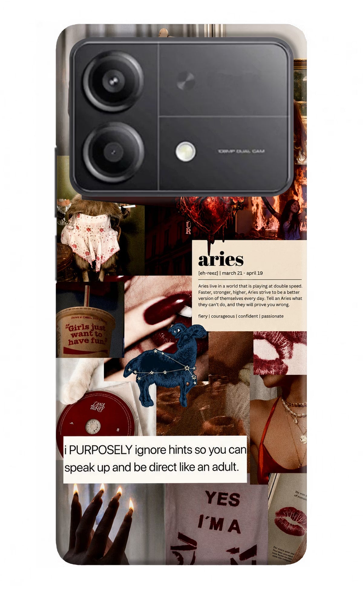 Zodiac Aries Poco X6 Neo Back Cover - Zodiac Aries Poco X6 Neo Back Cover Zodiac Aries Poco X6 Neo Back Cover
