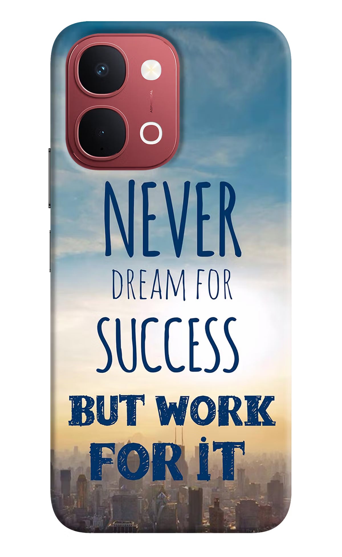 Never Dream For Success But Work For It Vivo Y51 Pro 5G Back Cover - Never Dream For Success But Work For It Vivo Y51 Pro 5G Back Cover Never Dream For Success But Work For It Vivo Y51 Pro 5G Back Cover