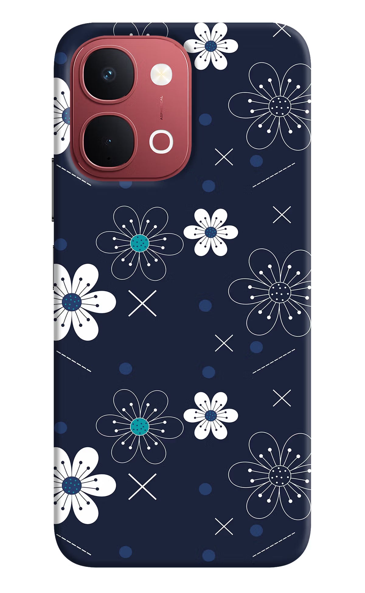 Flowers Vivo Y51 Pro 5G Back Cover - Flowers Vivo Y51 Pro 5G Back Cover Flowers Vivo Y51 Pro 5G Back Cover