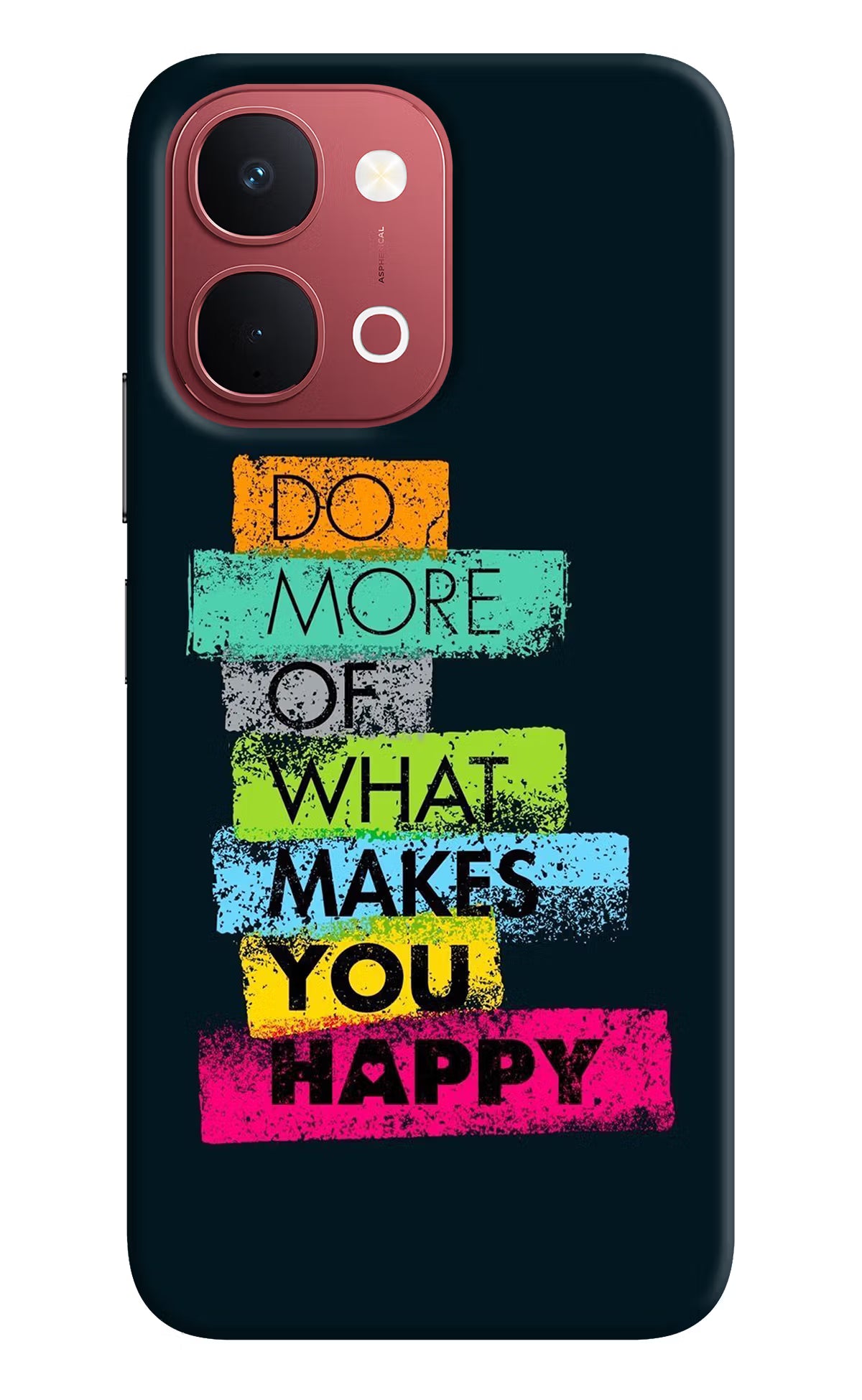 Do More Of What Makes You Happy Vivo Y51 Pro 5G Back Cover - Do More Of What Makes You Happy Vivo Y51 Pro 5G Back Cover Do More Of What Makes You Happy Vivo Y51 Pro 5G Back Cover