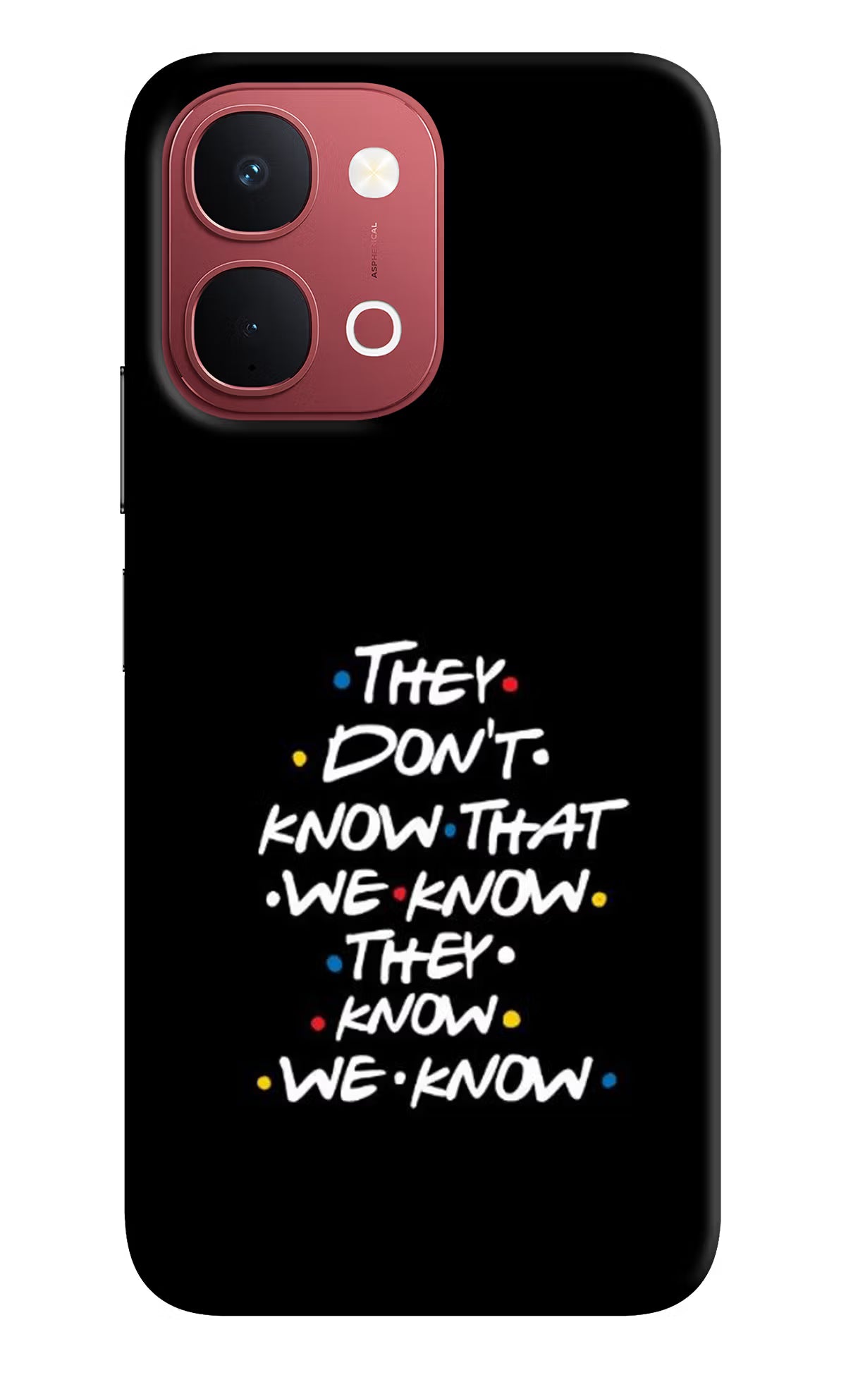 FRIENDS Dialogue Vivo Y51 Pro 5G Back Cover - FRIENDS Dialogue Vivo Y51 Pro 5G Back Cover FRIENDS Dialogue Vivo Y51 Pro 5G Back Cover