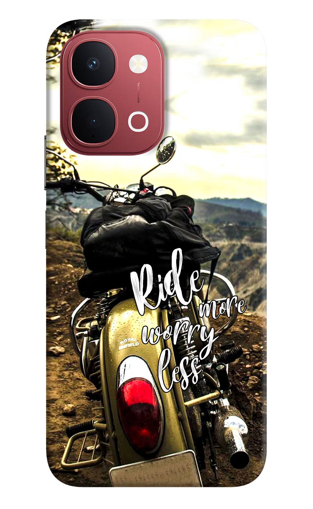 Ride More Worry Less Vivo Y51 Pro 5G Back Cover - Ride More Worry Less Vivo Y51 Pro 5G Back Cover Ride More Worry Less Vivo Y51 Pro 5G Back Cover