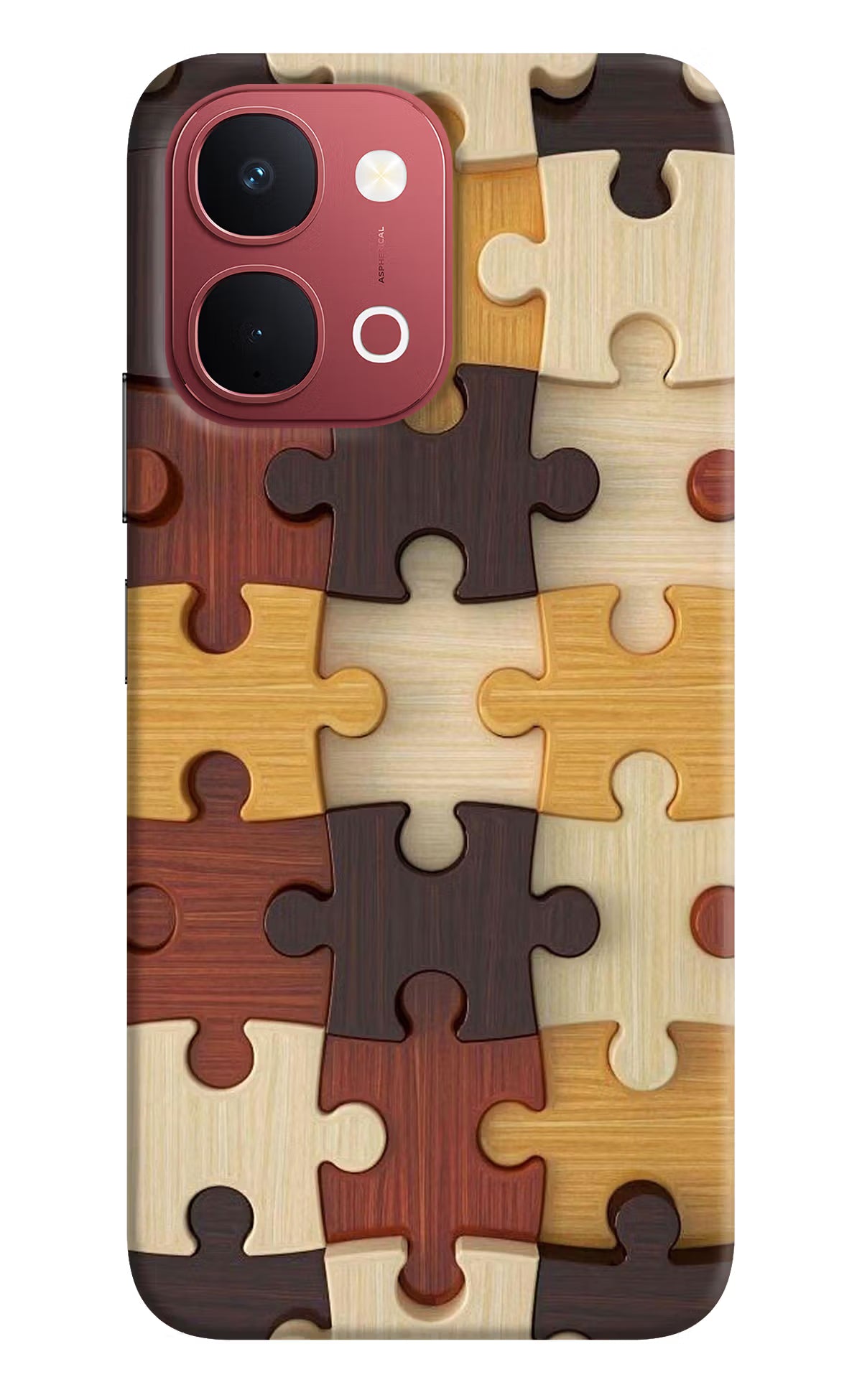 Wooden Puzzle Vivo Y51 Pro 5G Back Cover - Wooden Puzzle Vivo Y51 Pro 5G Back Cover Wooden Puzzle Vivo Y51 Pro 5G Back Cover