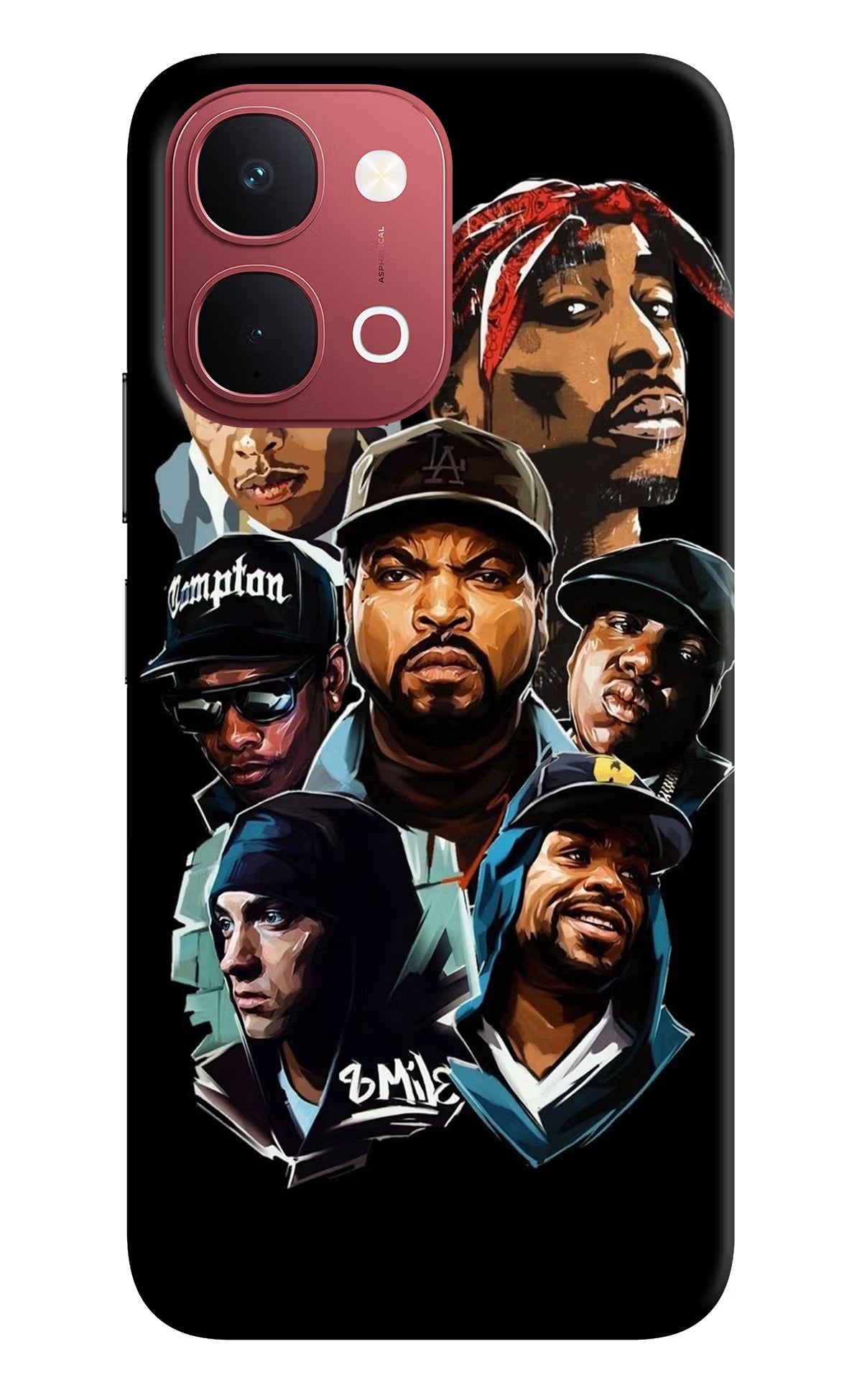 Rappers Vivo Y51 Pro 5G Back Cover - Rappers Vivo Y51 Pro 5G Back Cover Rappers Vivo Y51 Pro 5G Back Cover