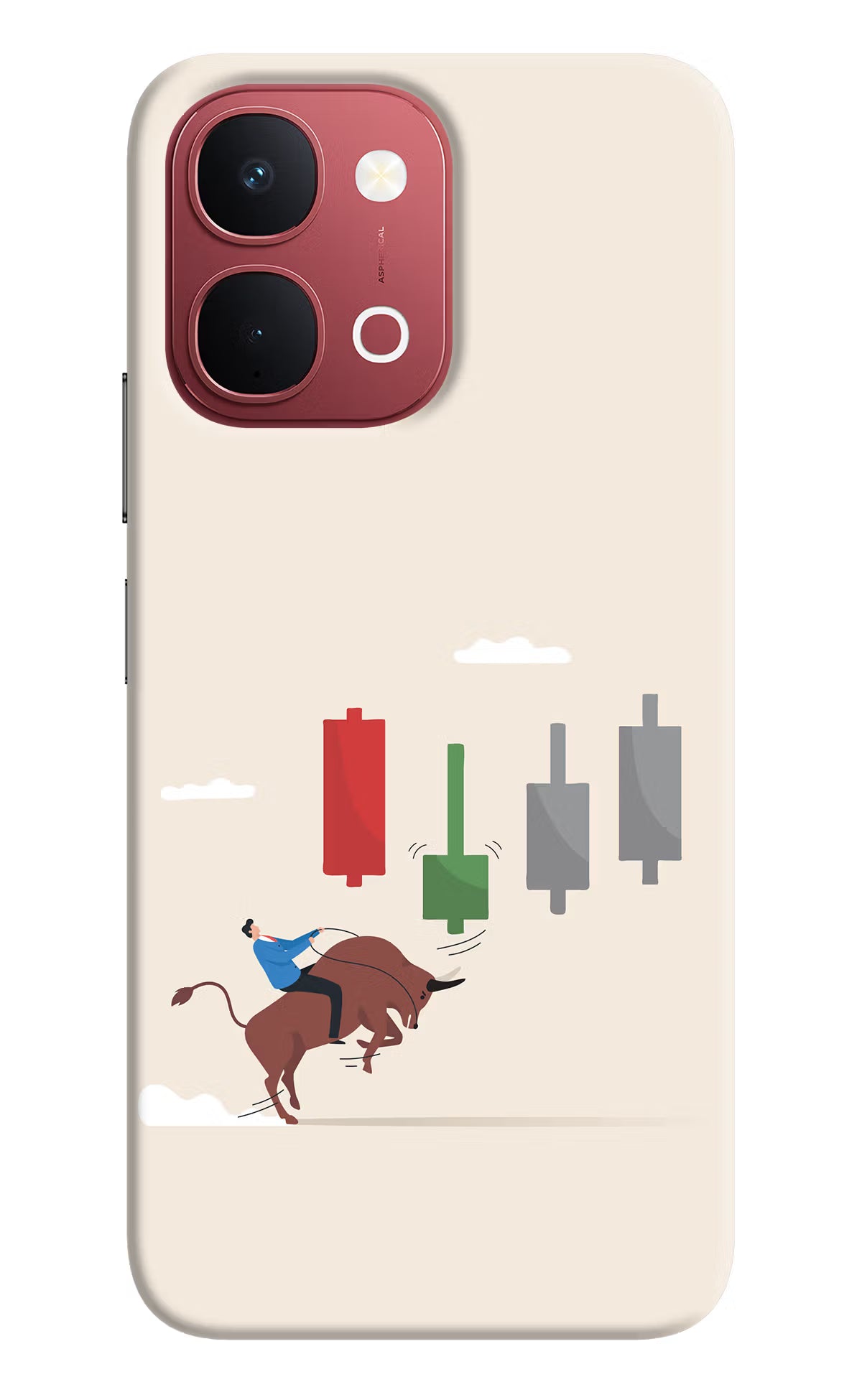 Bull Trading Momentum Vivo Y51 Pro 5G Back Cover - Bull Trading Momentum Vivo Y51 Pro 5G Back Cover Bull Trading Momentum Vivo Y51 Pro 5G Back Cover