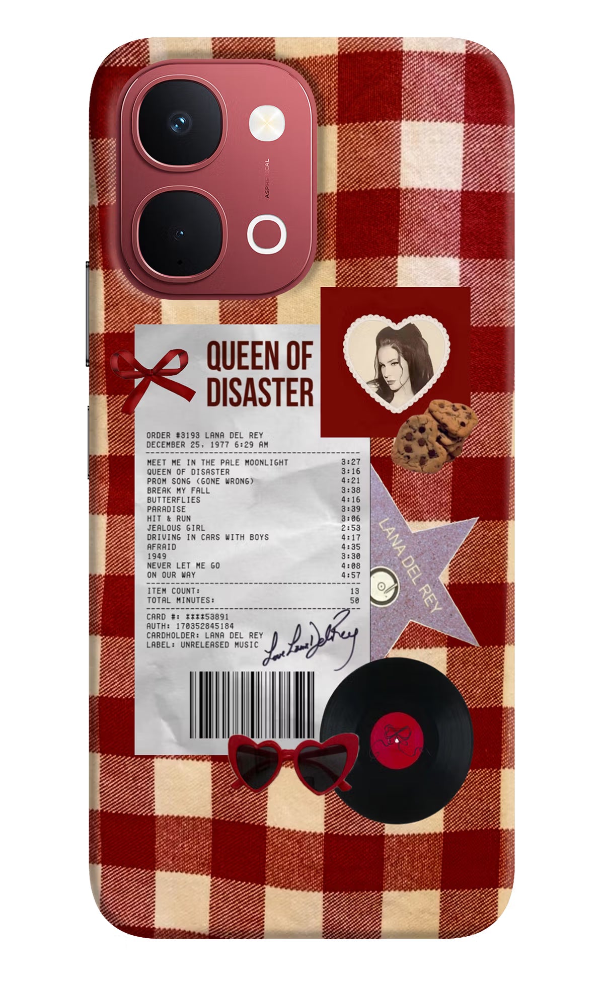 Queen of Disaster Vivo Y51 Pro 5G Back Cover - Queen of Disaster Vivo Y51 Pro 5G Back Cover Queen of Disaster Vivo Y51 Pro 5G Back Cover