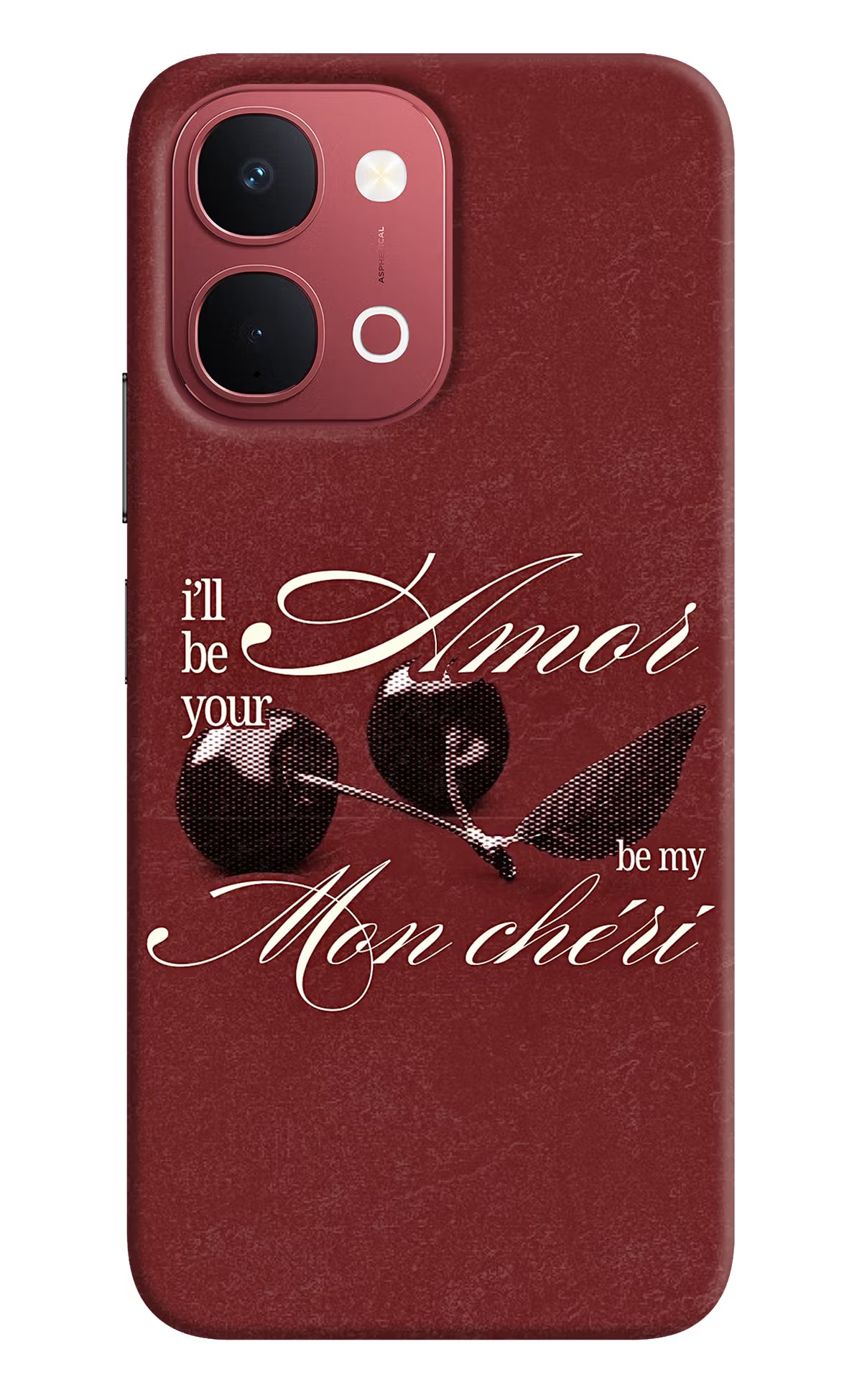 Velvet Cherry Vivo Y51 Pro 5G Back Cover - Velvet Cherry Vivo Y51 Pro 5G Back Cover Velvet Cherry Vivo Y51 Pro 5G Back Cover