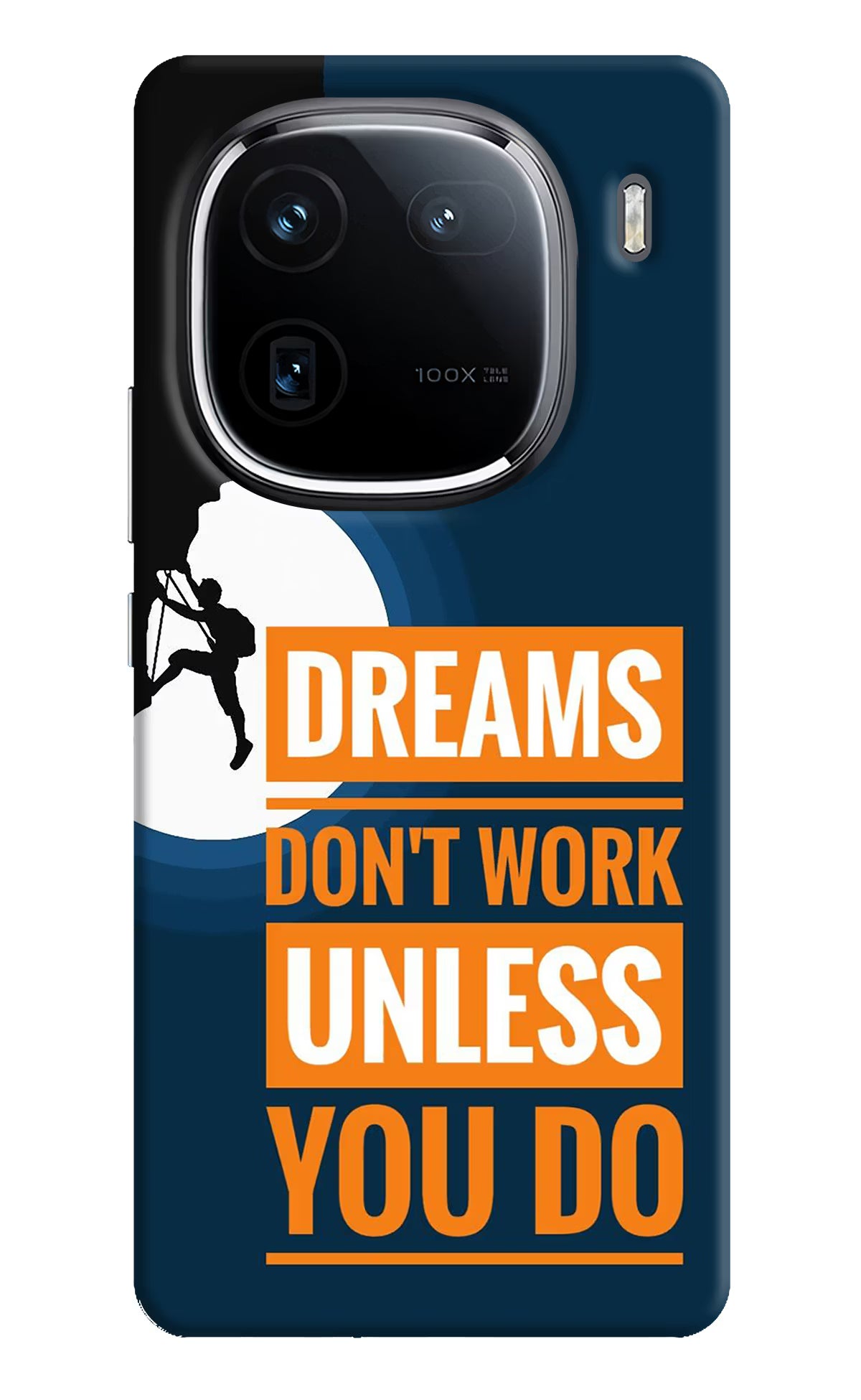 Dreams Don’T Work Unless You Do iQOO 12 5G Back Cover - Dreams Don’T Work Unless You Do iQOO 12 5G Back Cover Dreams Don’T Work Unless You Do iQOO 12 5G Back Cover