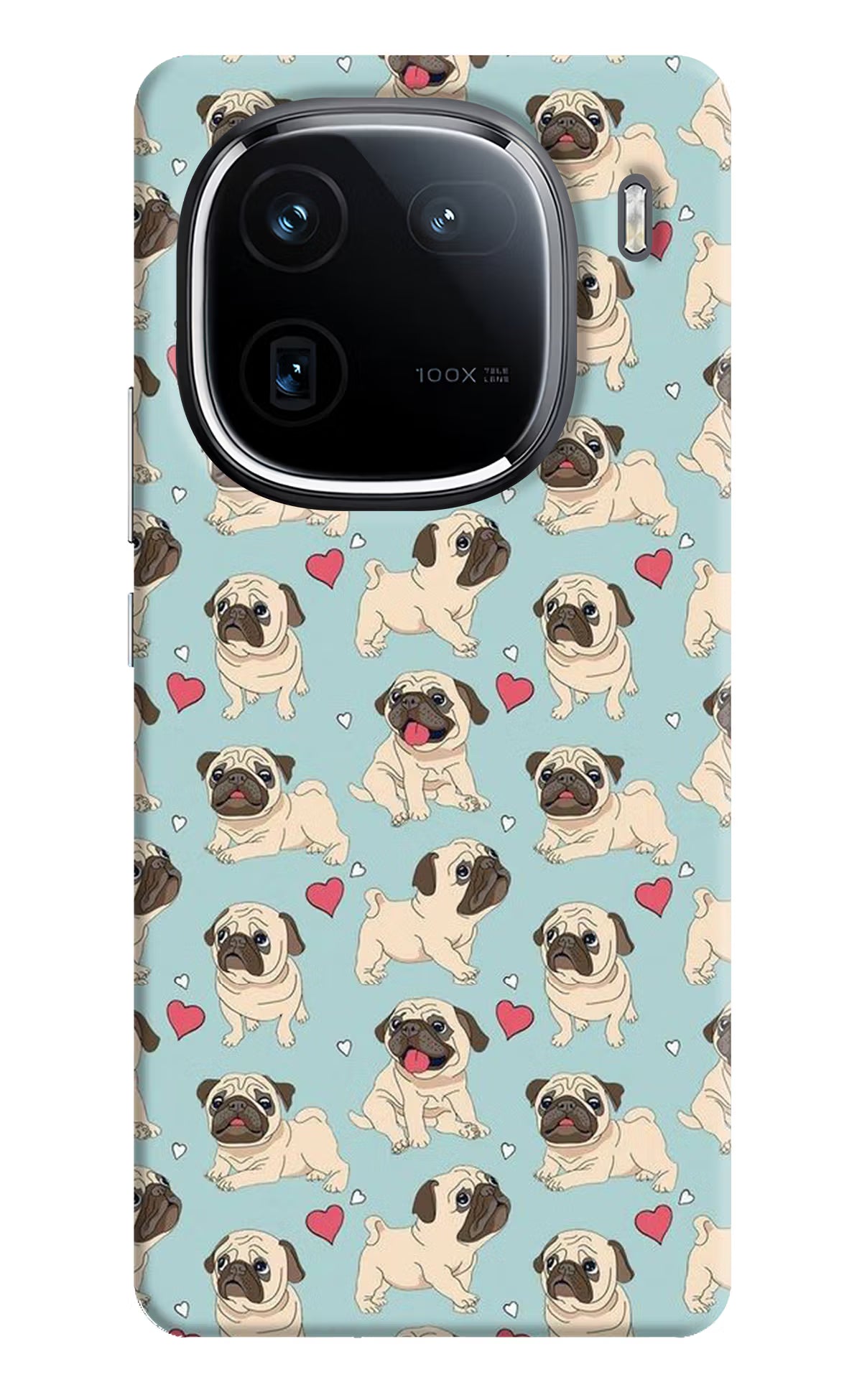 Pug Dog iQOO 12 5G Back Cover - Pug Dog iQOO 12 5G Back Cover Pug Dog iQOO 12 5G Back Cover