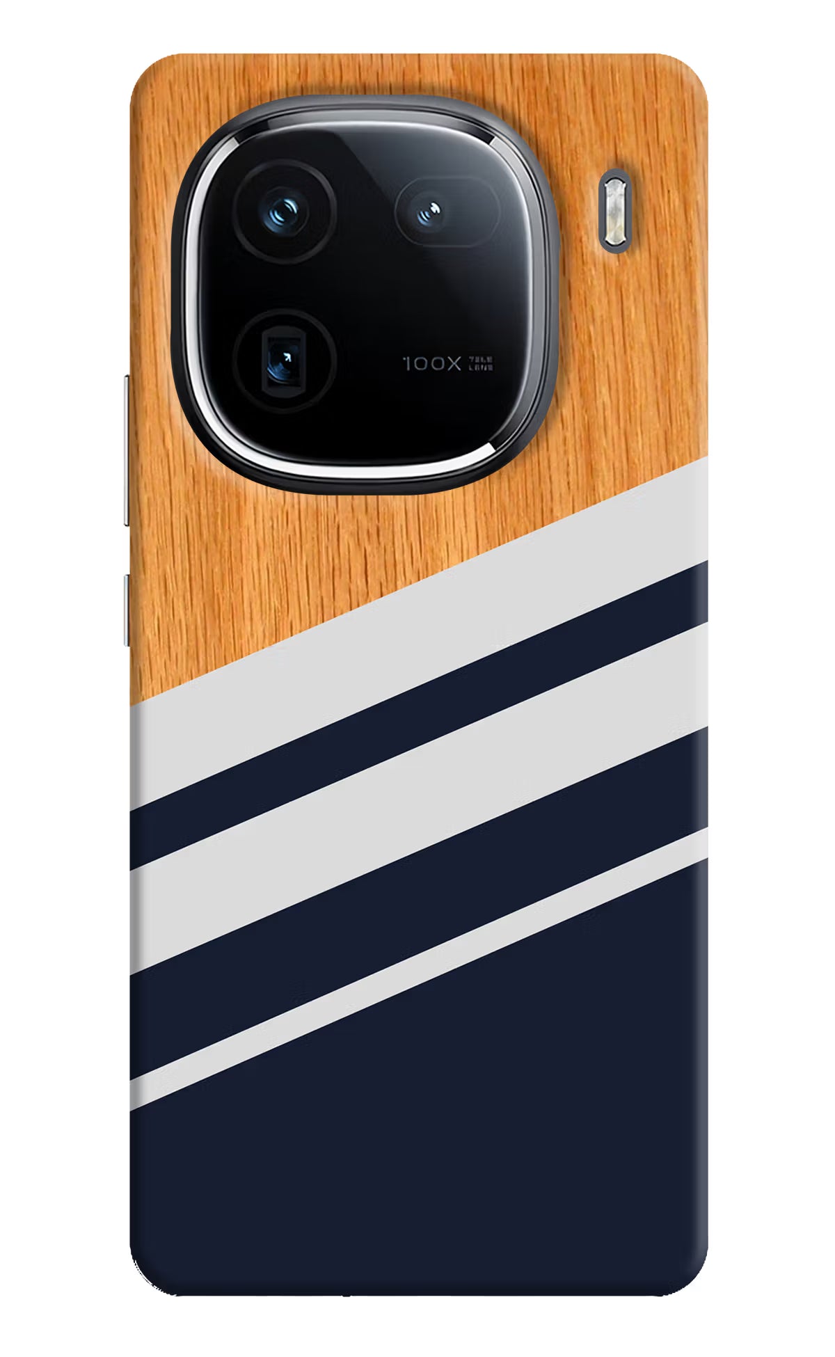 Blue and white wooden iQOO 12 5G Back Cover - Blue and white wooden iQOO 12 5G Back Cover Blue and white wooden iQOO 12 5G Back Cover
