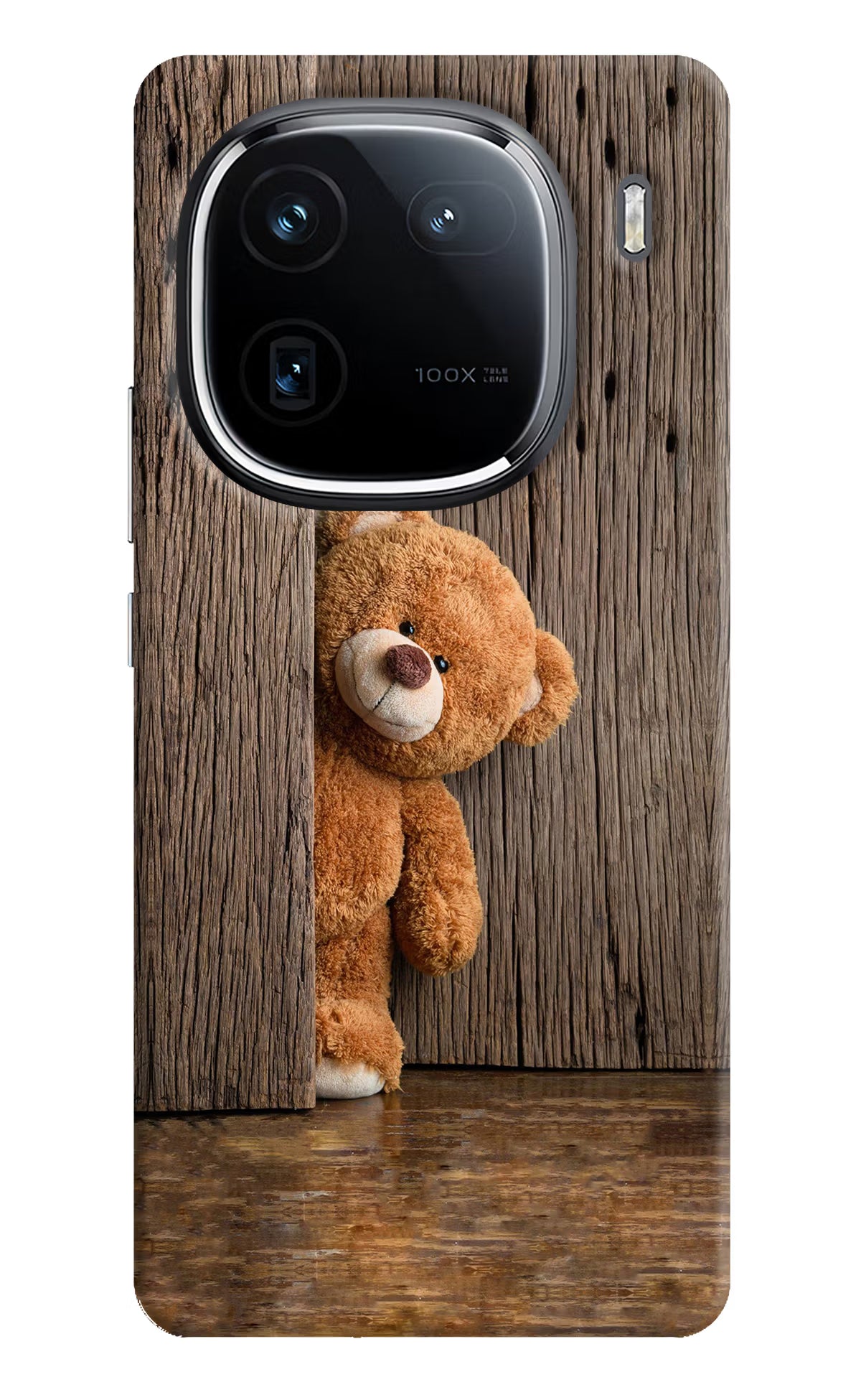 Teddy Wooden iQOO 12 5G Back Cover - Teddy Wooden iQOO 12 5G Back Cover Teddy Wooden iQOO 12 5G Back Cover