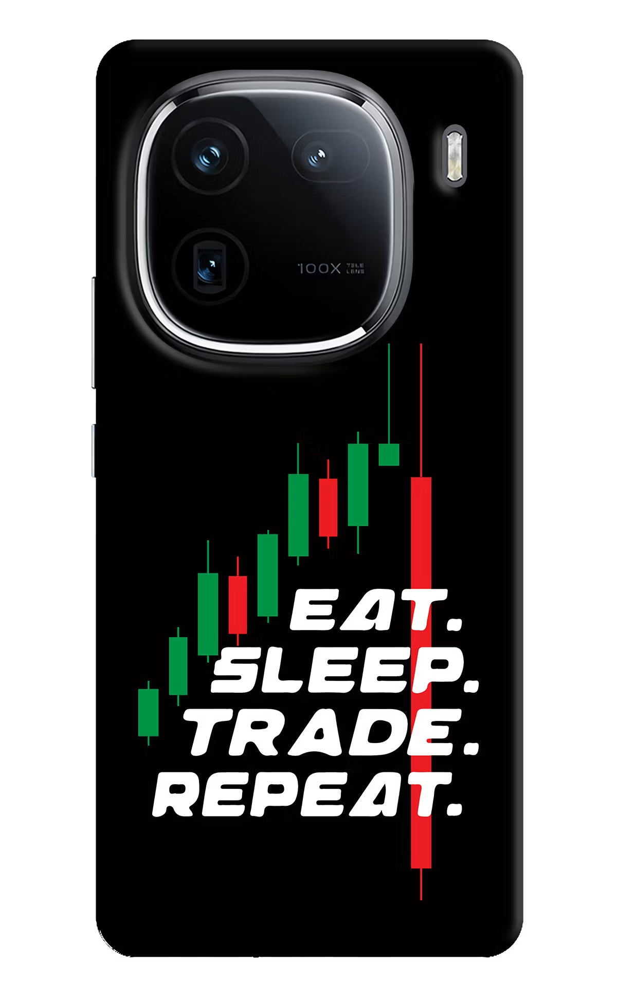 Eat Sleep Trade Repeat iQOO 12 5G Back Cover - Eat Sleep Trade Repeat iQOO 12 5G Back Cover Eat Sleep Trade Repeat iQOO 12 5G Back Cover