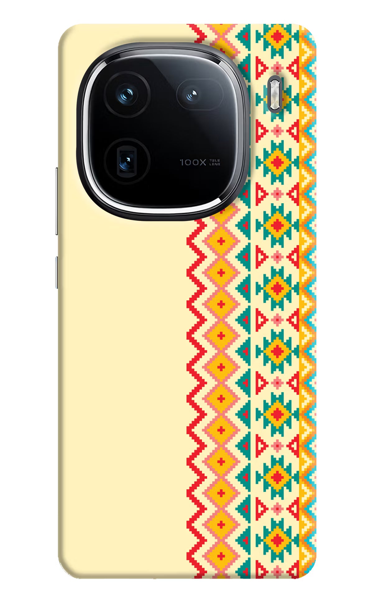 Ethnic Seamless iQOO 12 5G Back Cover - Ethnic Seamless iQOO 12 5G Back Cover Ethnic Seamless iQOO 12 5G Back Cover