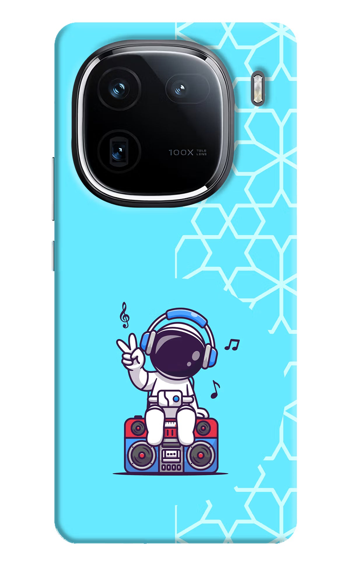 Cute Astronaut Chilling iQOO 12 5G Back Cover - Cute Astronaut Chilling iQOO 12 5G Back Cover Cute Astronaut Chilling iQOO 12 5G Back Cover