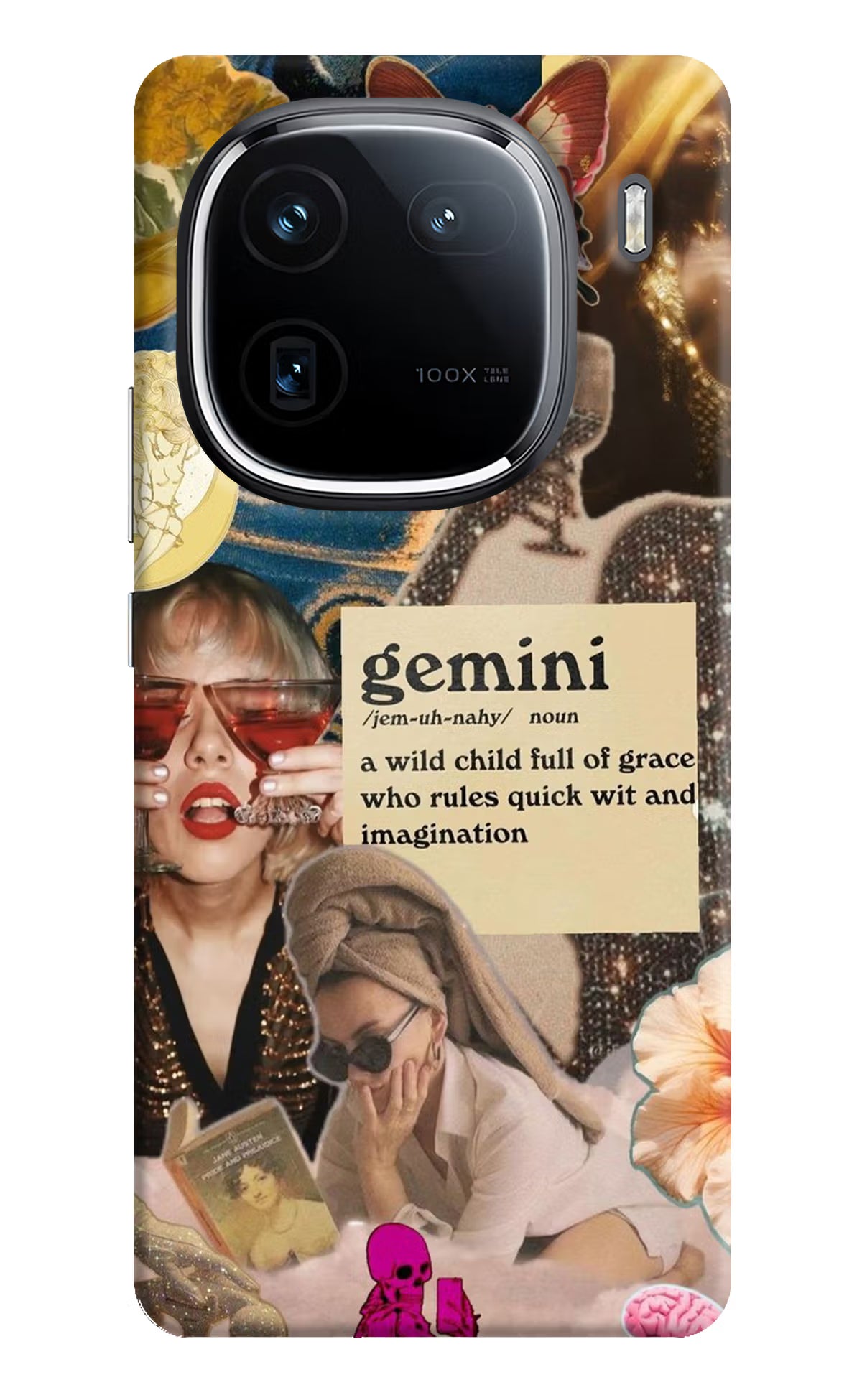 Gemini Zodiac iQOO 12 5G Back Cover - Gemini Zodiac iQOO 12 5G Back Cover Gemini Zodiac iQOO 12 5G Back Cover