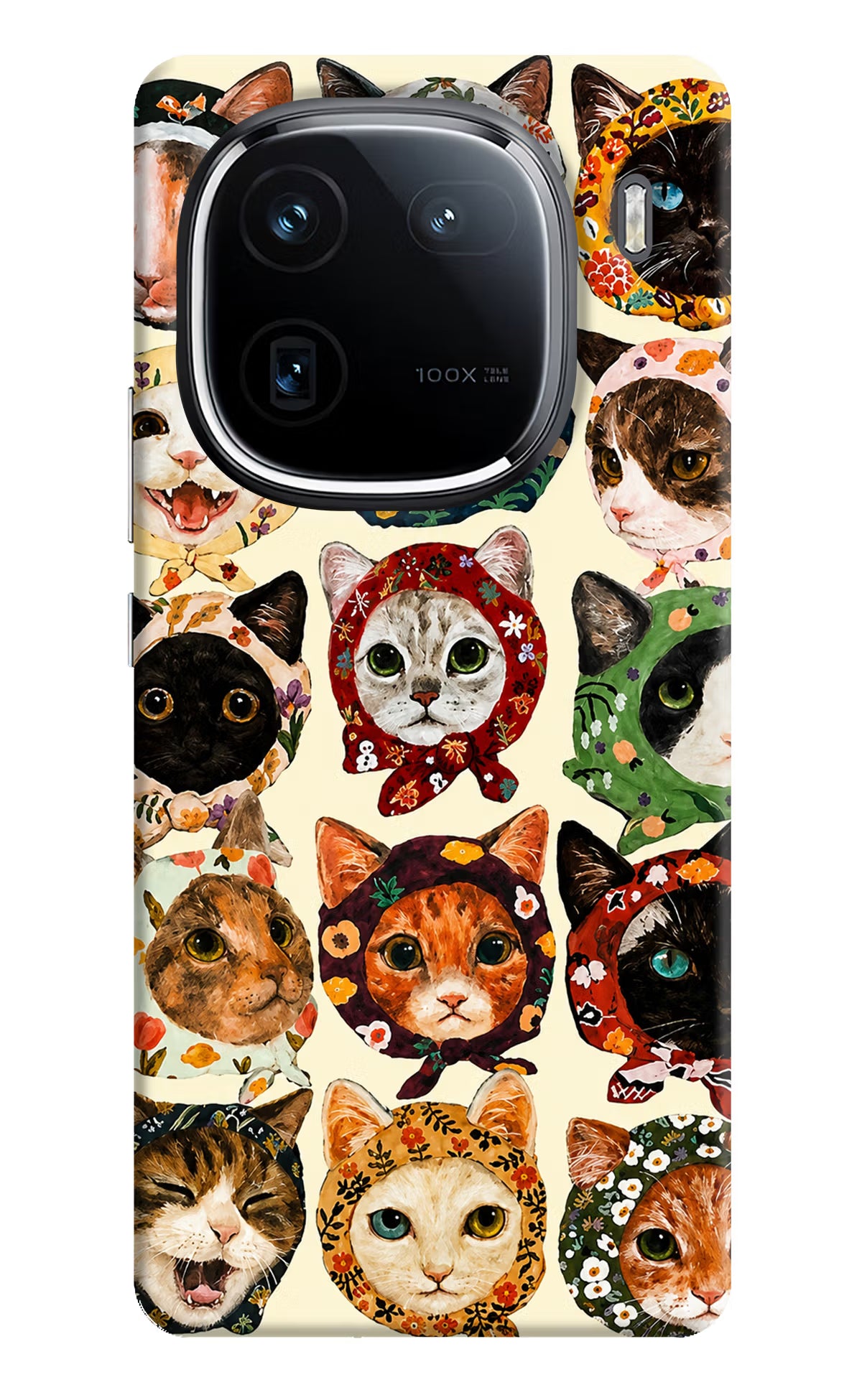 Cool Cat iQOO 12 5G Back Cover - Cool Cat iQOO 12 5G Back Cover Cool Cat iQOO 12 5G Back Cover