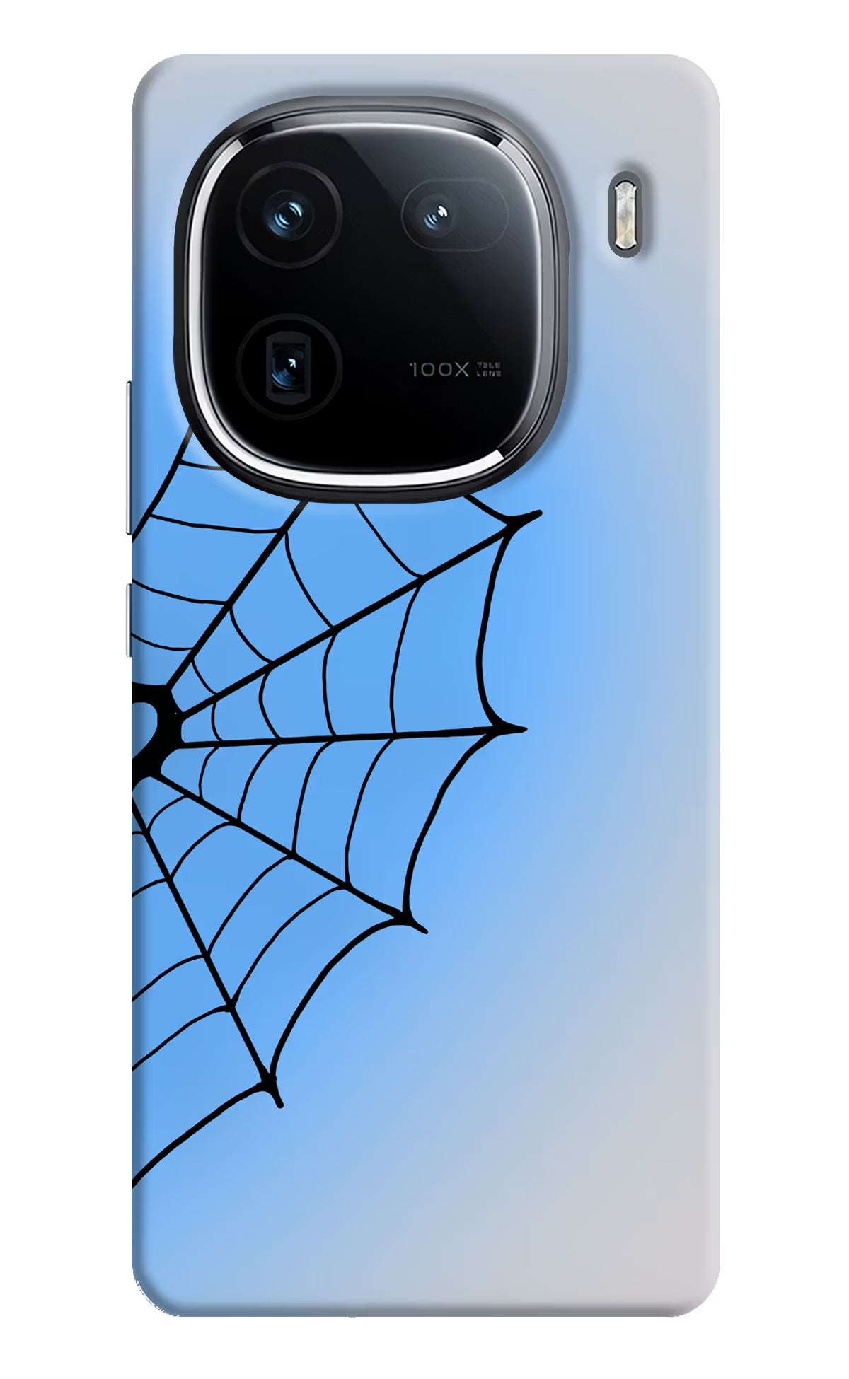 Blue Web iQOO 12 5G Back Cover - Blue Web iQOO 12 5G Back Cover Blue Web iQOO 12 5G Back Cover