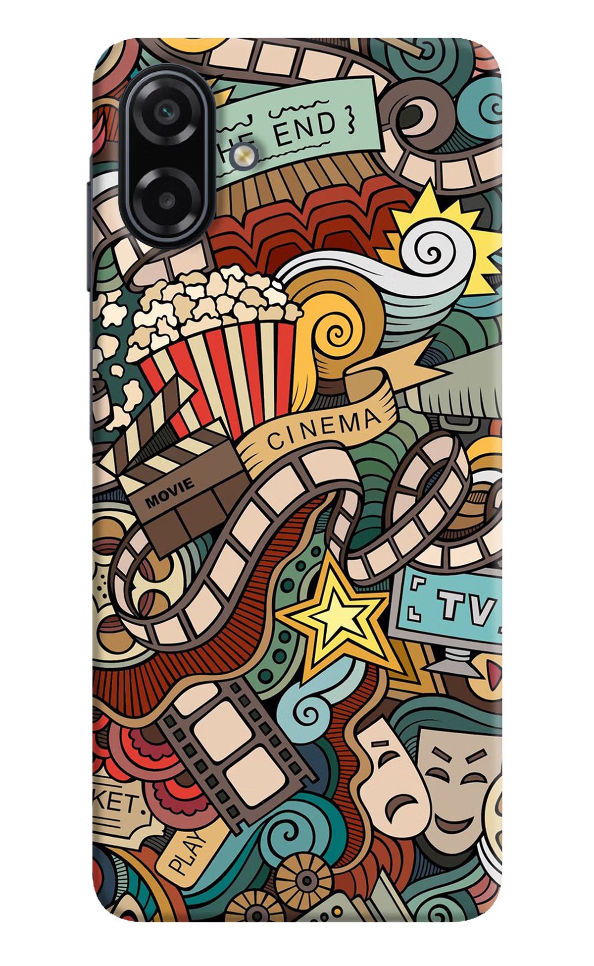 Cinema Abstract Samsung A07 5G Back Cover - Cinema Abstract Samsung A07 5G Back Cover Cinema Abstract Samsung A07 5G Back Cover