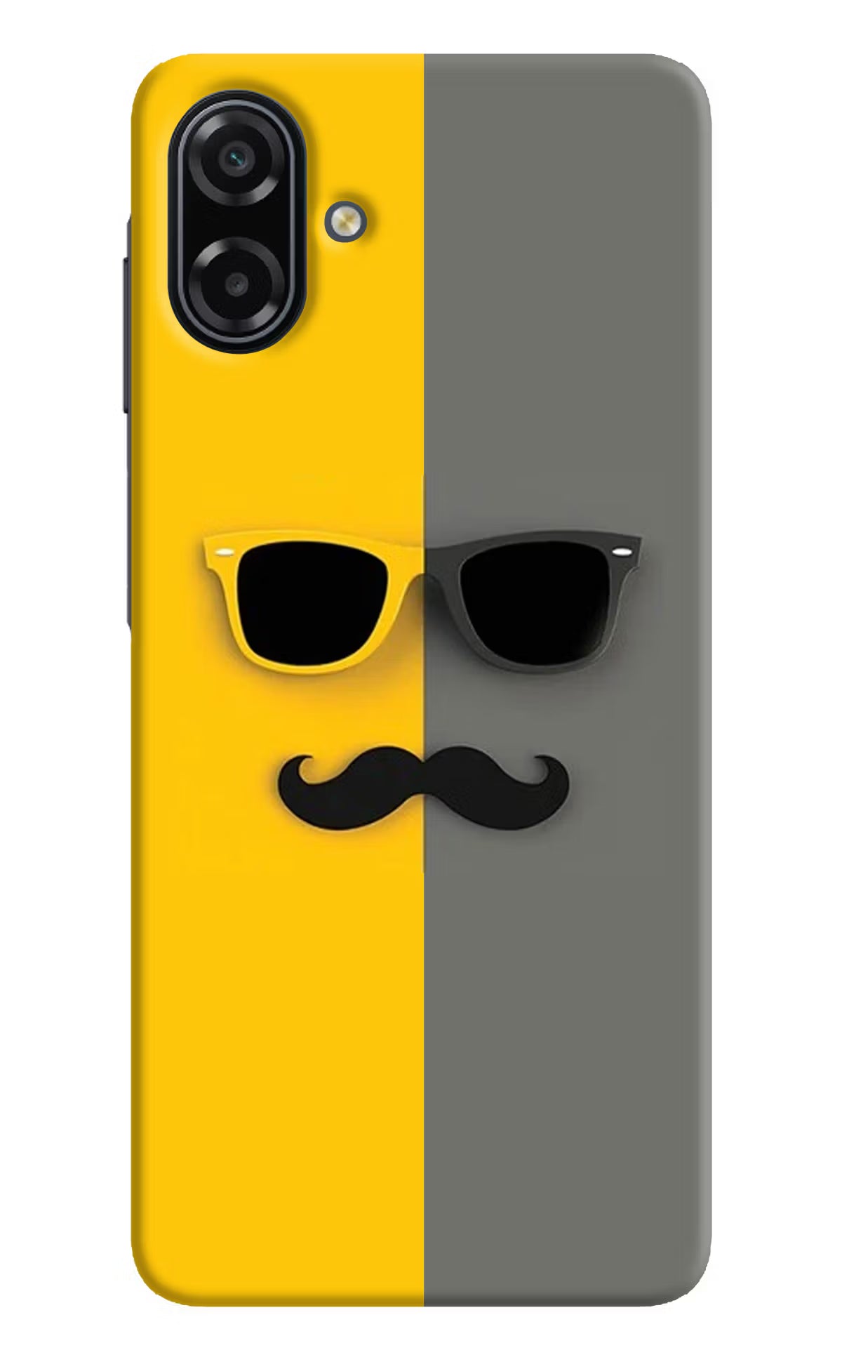 Sunglasses with Mustache Samsung A07 5G Back Cover - Sunglasses with Mustache Samsung A07 5G Back Cover Sunglasses with Mustache Samsung A07 5G Back Cover