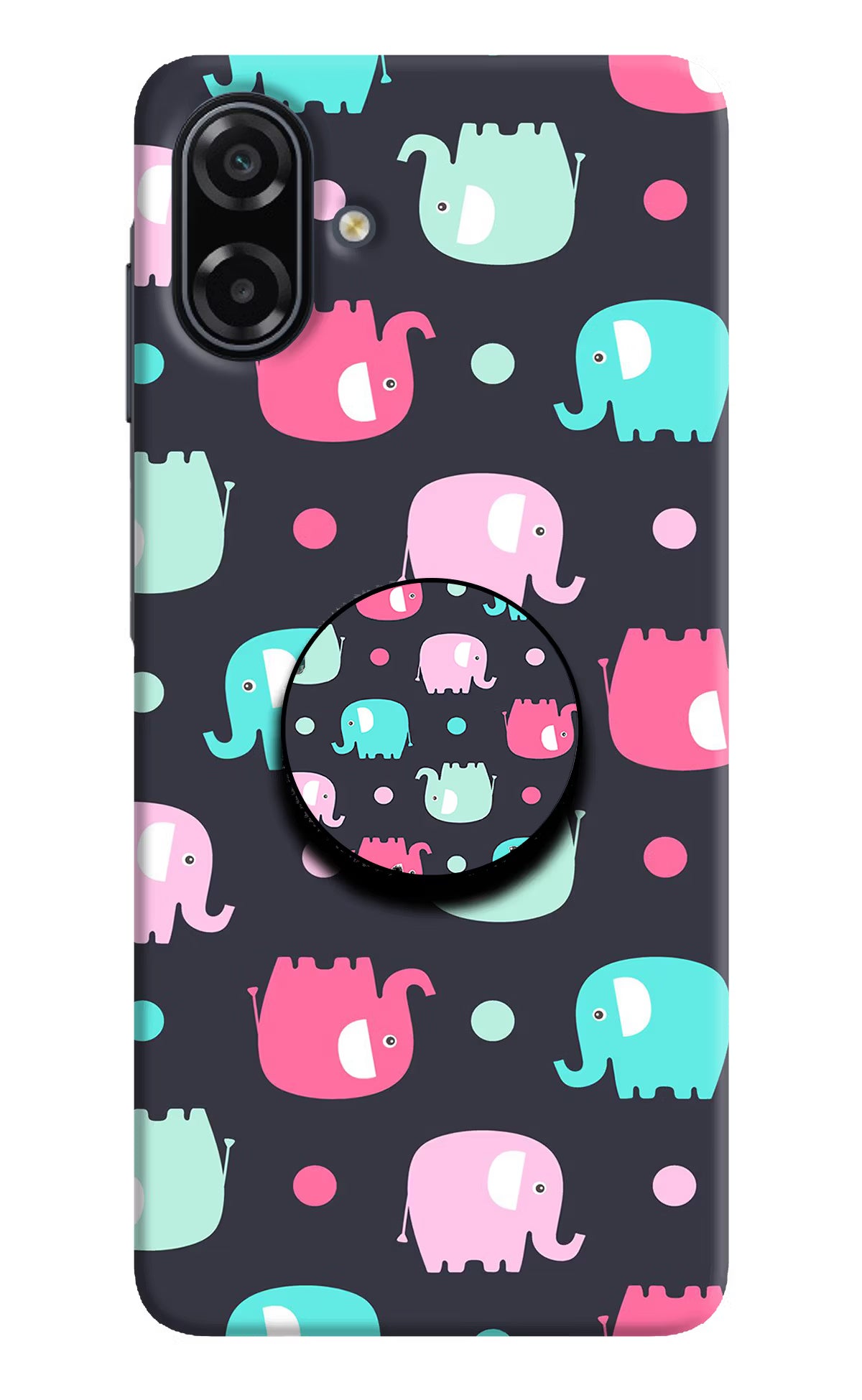 Baby Elephants Samsung A07 5G Pop Case - Baby Elephants Samsung A07 5G Pop Case Baby Elephants Samsung A07 5G Pop Case
