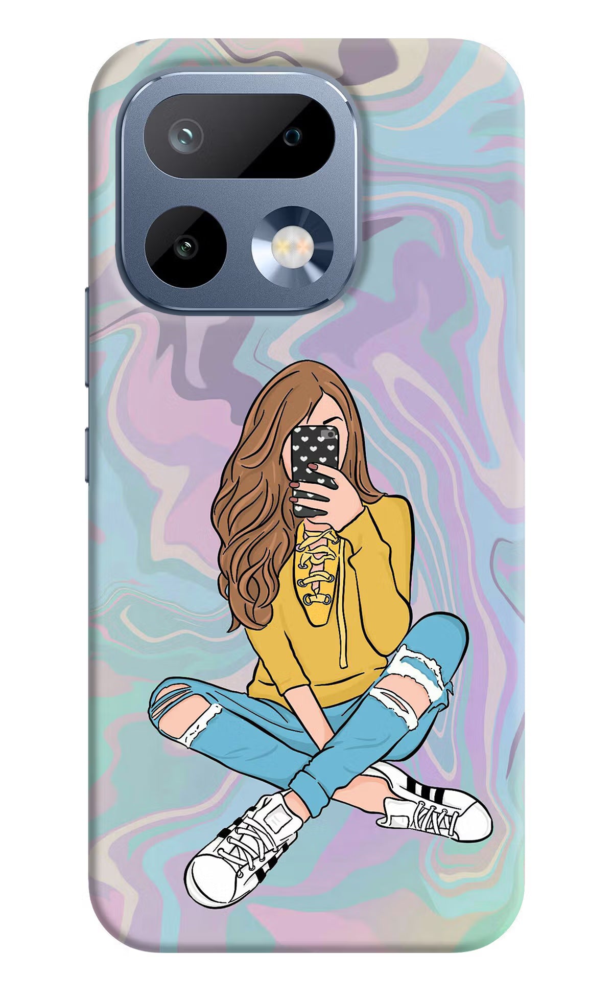 Selfie Girl Realme 16 Pro 5G Back Cover - Selfie Girl Realme 16 Pro 5G Back Cover Selfie Girl Realme 16 Pro 5G Back Cover