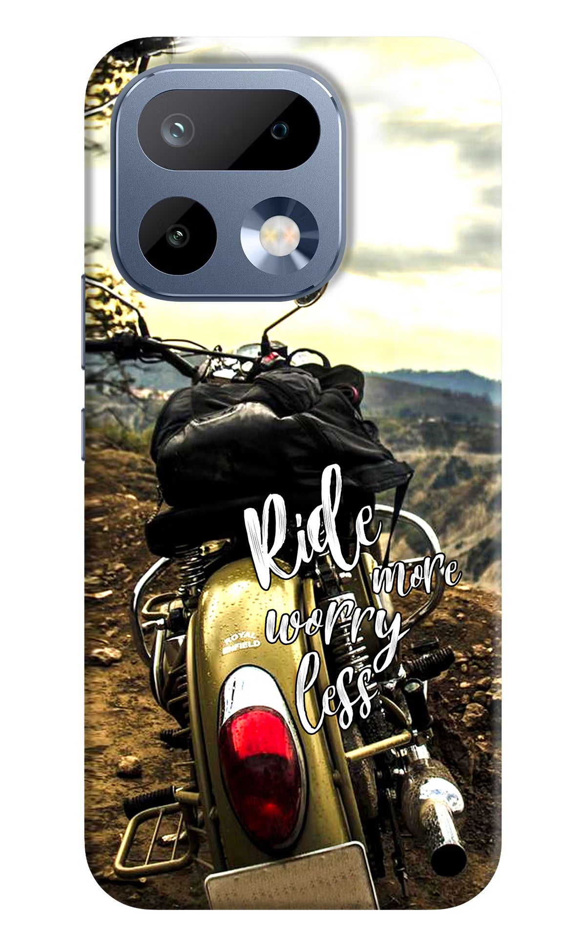 Ride More Worry Less Realme 16 Pro 5G Back Cover - Ride More Worry Less Realme 16 Pro 5G Back Cover Ride More Worry Less Realme 16 Pro 5G Back Cover