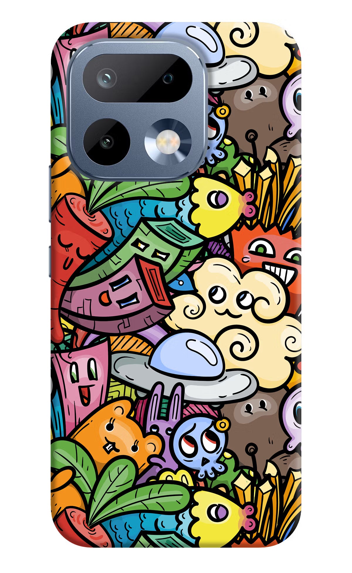 Veggie Doodle Realme 16 Pro 5G Back Cover - Veggie Doodle Realme 16 Pro 5G Back Cover Veggie Doodle Realme 16 Pro 5G Back Cover