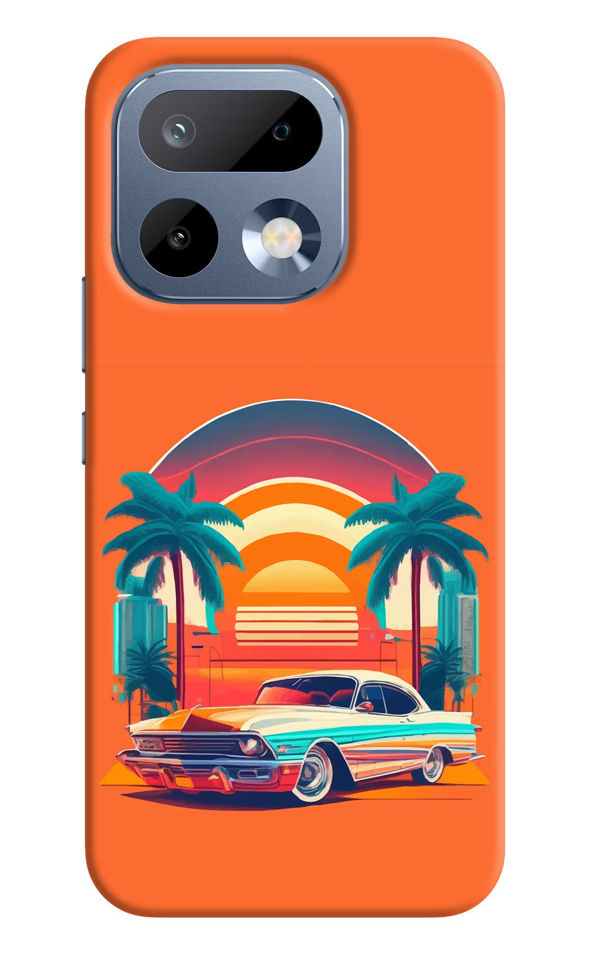 Palm Drive 80s Realme 16 Pro 5G Back Cover - Palm Drive 80s Realme 16 Pro 5G Back Cover Palm Drive 80s Realme 16 Pro 5G Back Cover