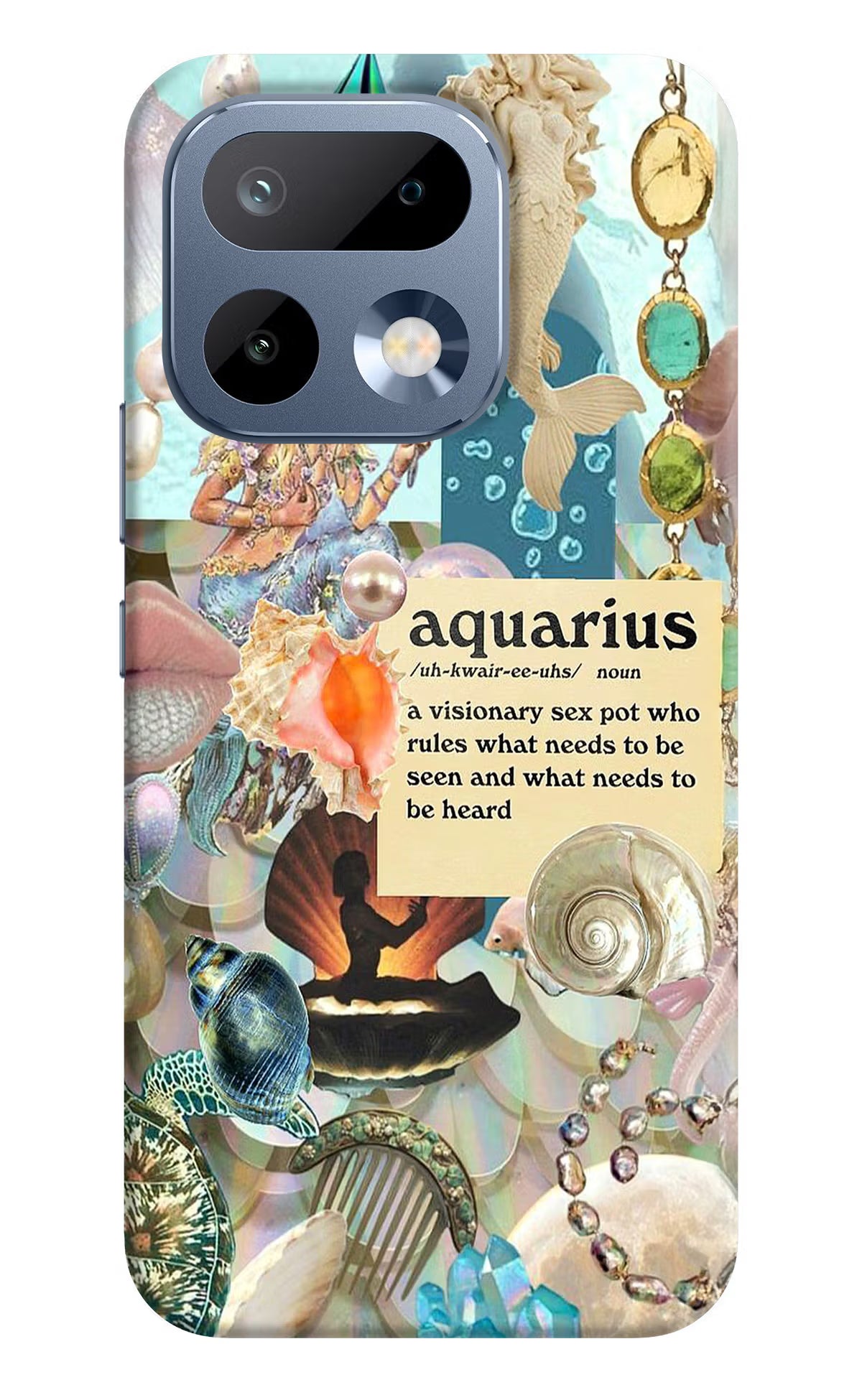 Aquarius Zodiac Realme 16 Pro 5G Back Cover - Aquarius Zodiac Realme 16 Pro 5G Back Cover Aquarius Zodiac Realme 16 Pro 5G Back Cover