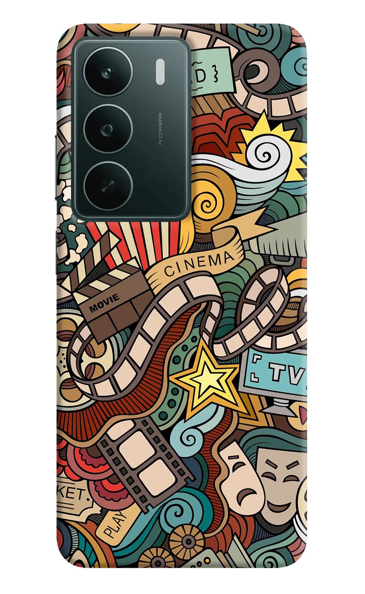 Cinema Abstract Realme C75 5G Back Cover - Cinema Abstract Realme C75 5G Back Cover Cinema Abstract Realme C75 5G Back Cover