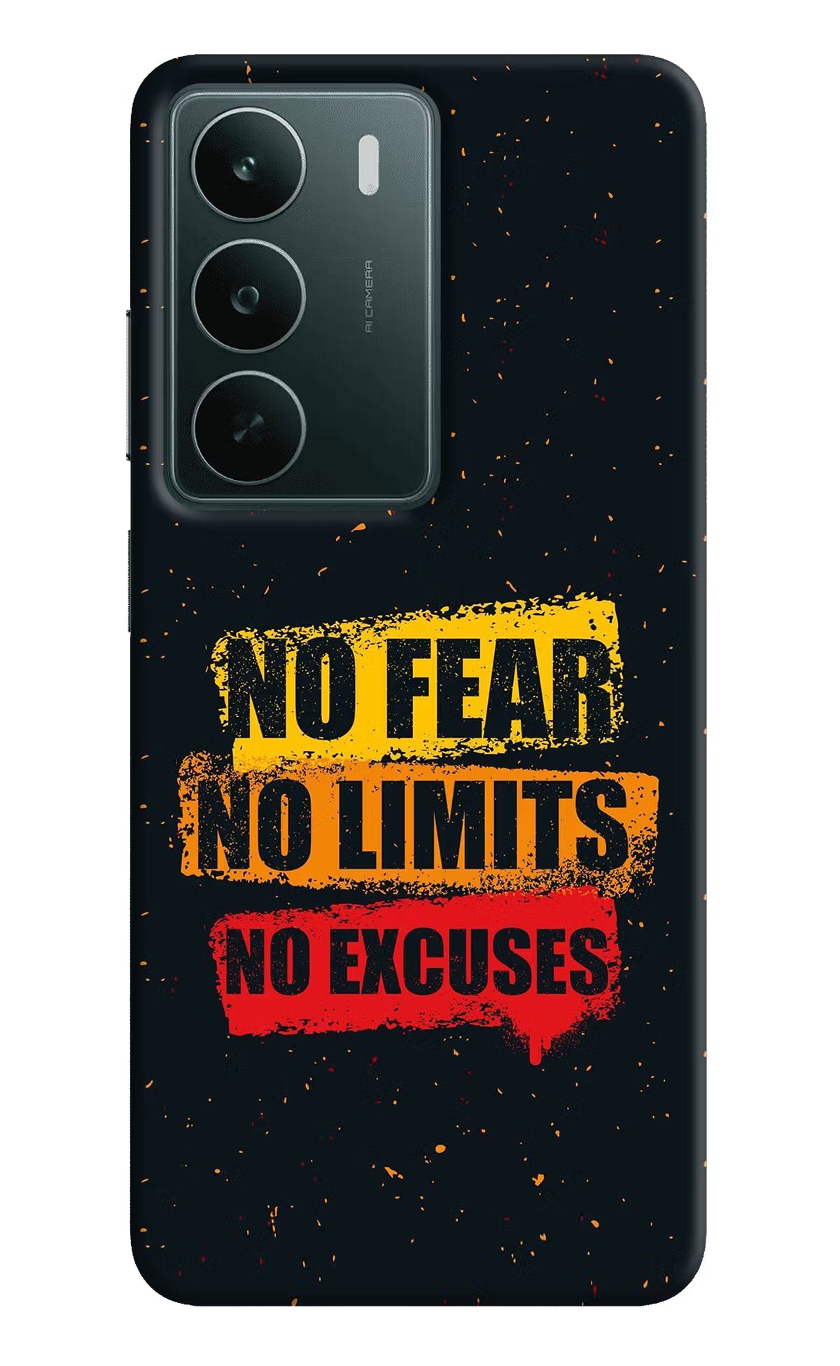 No Fear No Limits No Excuse Realme C75 5G Back Cover - No Fear No Limits No Excuse Realme C75 5G Back Cover No Fear No Limits No Excuse Realme C75 5G Back Cover