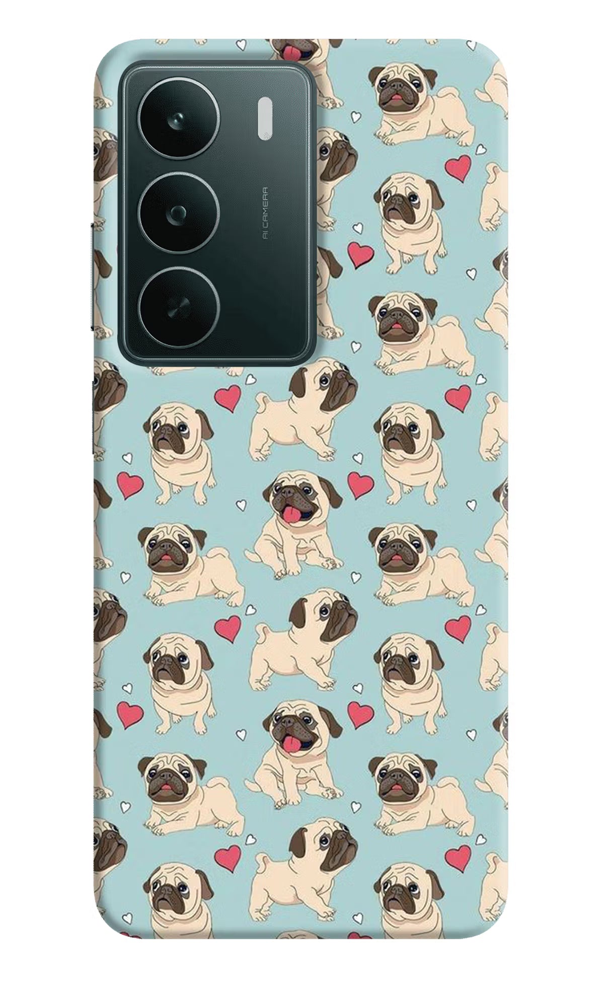 Pug Dog Realme C75 5G Back Cover - Pug Dog Realme C75 5G Back Cover Pug Dog Realme C75 5G Back Cover