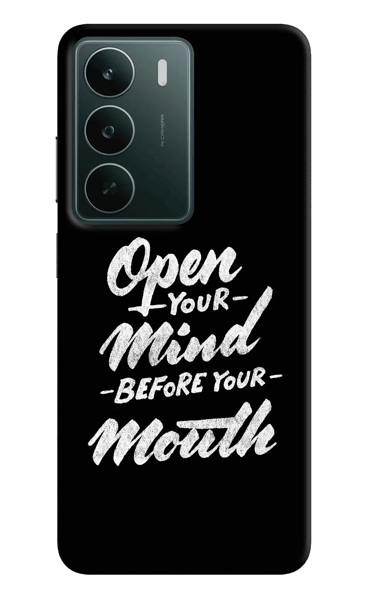 Open Your Mind Before Your Mouth Realme C75 5G Back Cover - Open Your Mind Before Your Mouth Realme C75 5G Back Cover Open Your Mind Before Your Mouth Realme C75 5G Back Cover