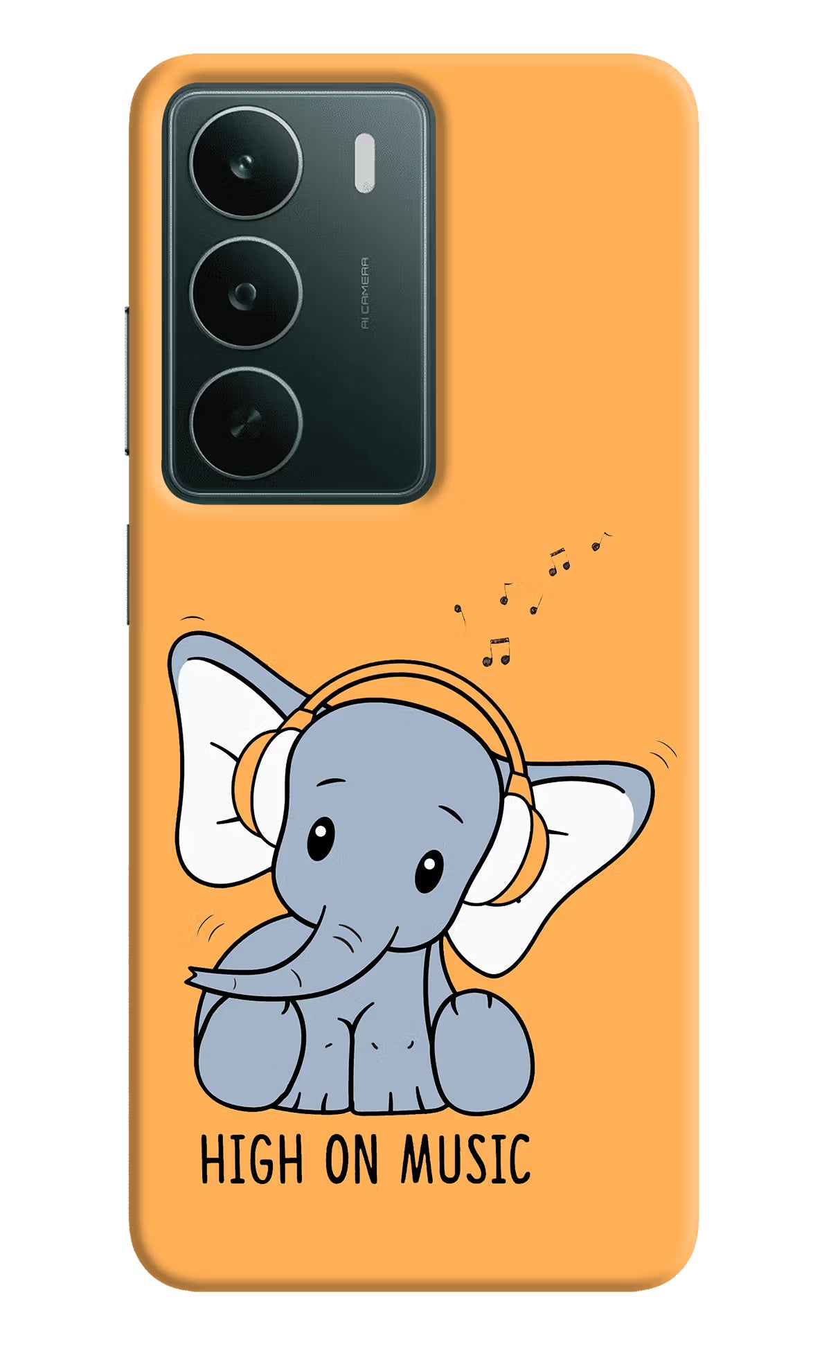 High On Music Realme C75 5G Back Cover - High On Music Realme C75 5G Back Cover High On Music Realme C75 5G Back Cover