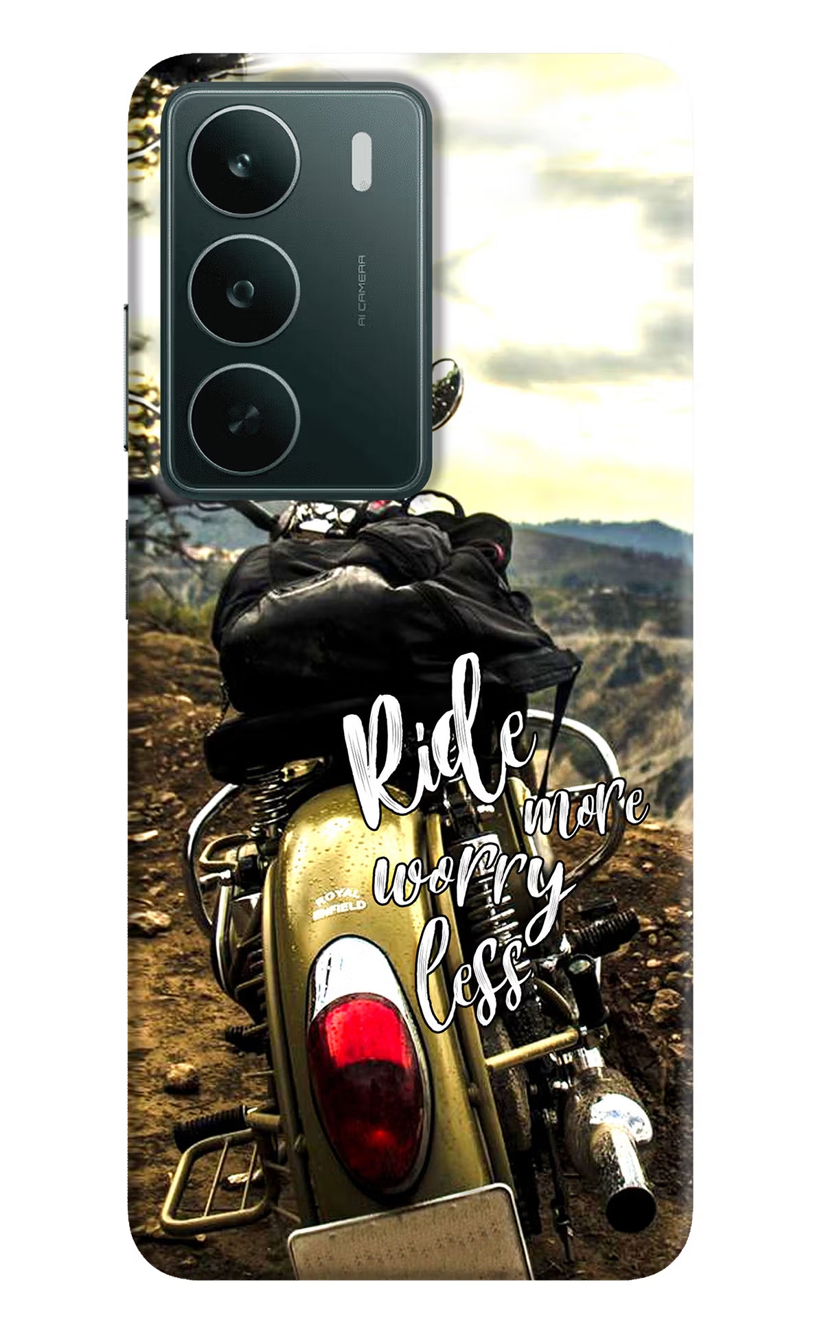Ride More Worry Less Realme C75 5G Back Cover - Ride More Worry Less Realme C75 5G Back Cover Ride More Worry Less Realme C75 5G Back Cover
