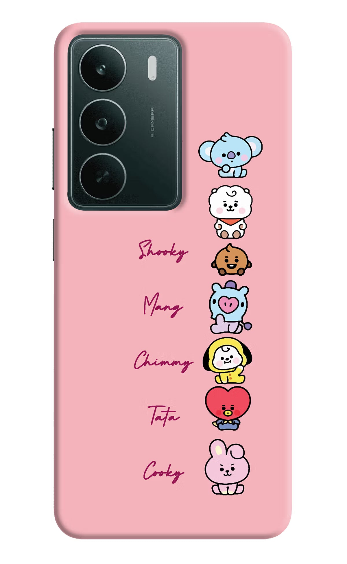 BTS names Realme C75 5G Back Cover - BTS names Realme C75 5G Back Cover BTS names Realme C75 5G Back Cover