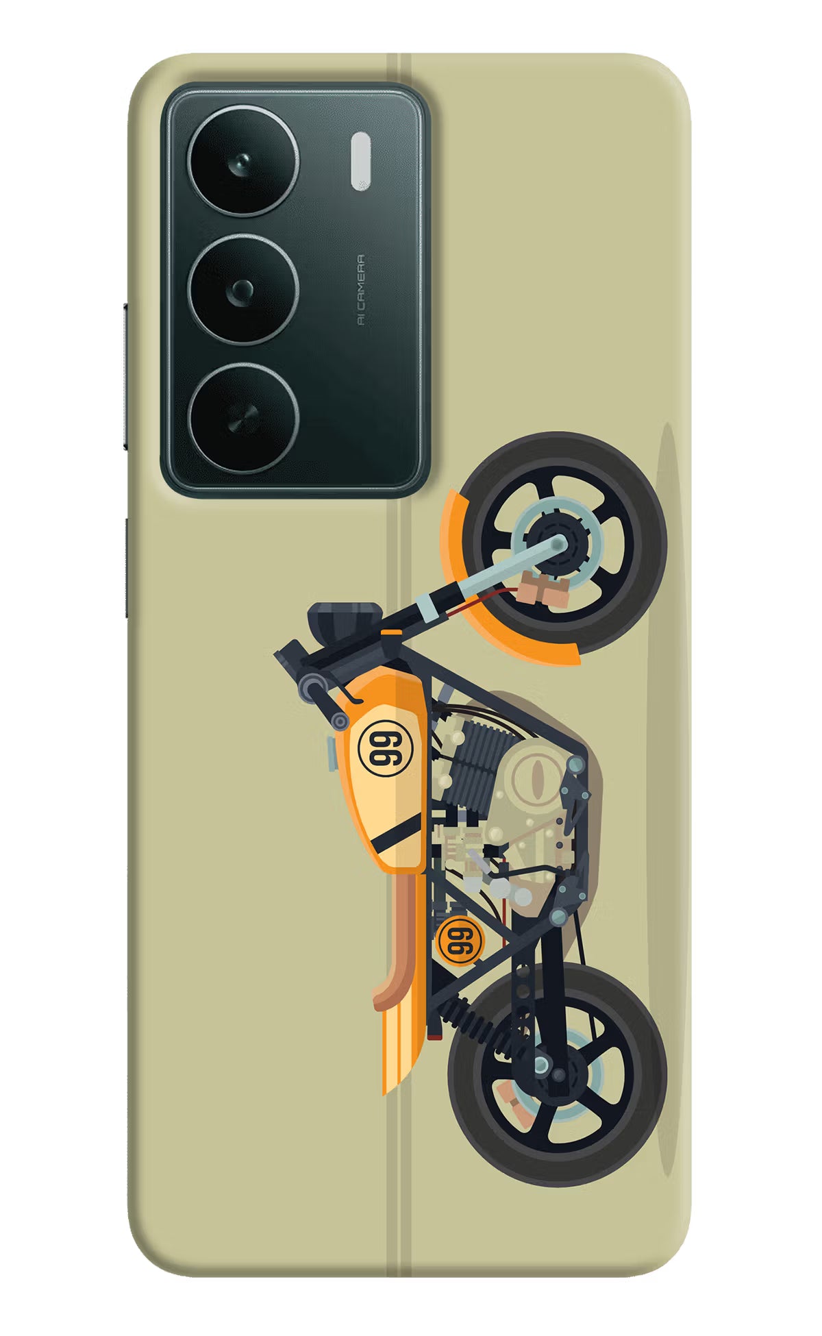 Vertical Speedster Realme C75 5G Back Cover - Vertical Speedster Realme C75 5G Back Cover Vertical Speedster Realme C75 5G Back Cover