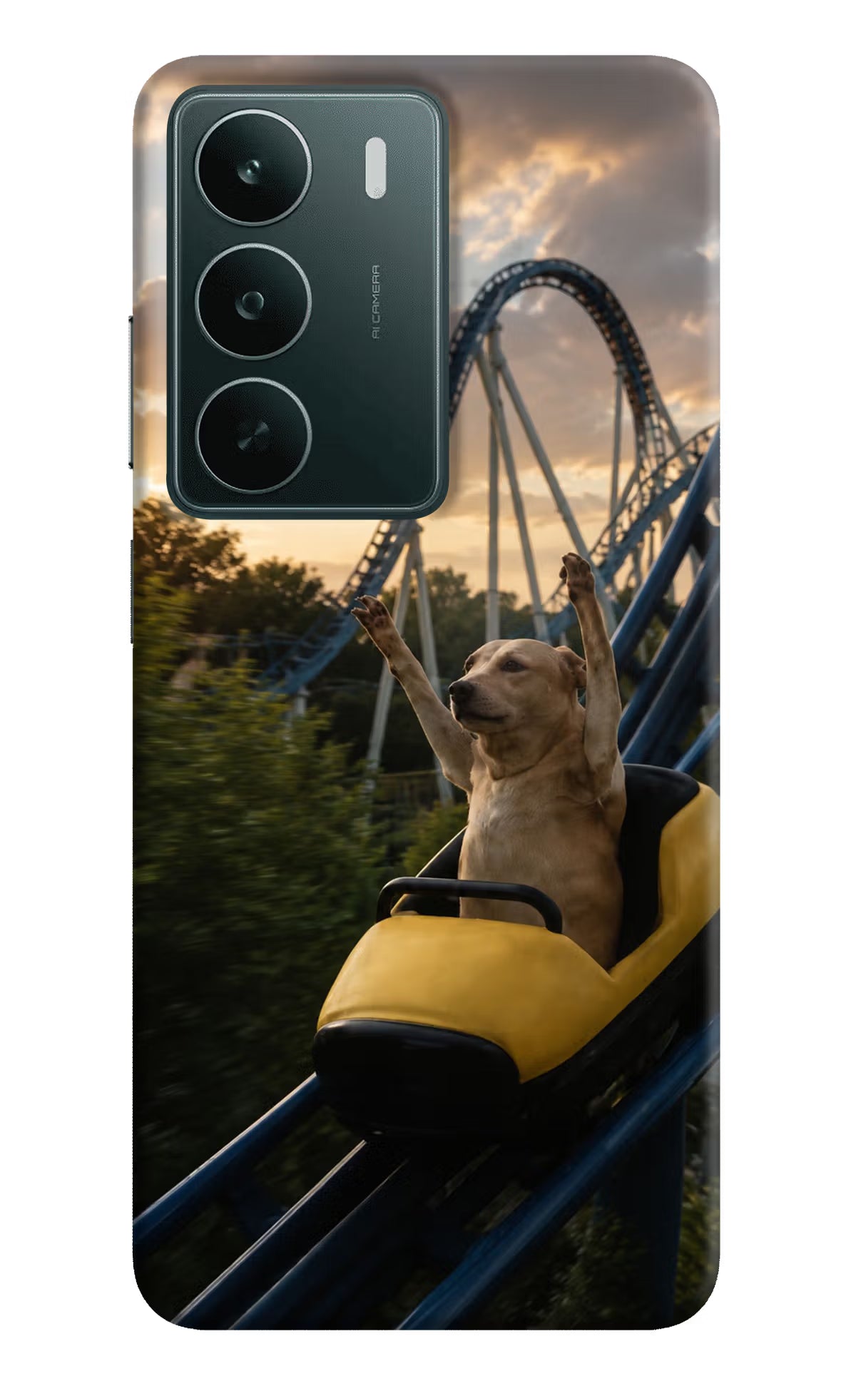 Rollercoaster Dog Realme C75 5G Back Cover - Rollercoaster Dog Realme C75 5G Back Cover Rollercoaster Dog Realme C75 5G Back Cover