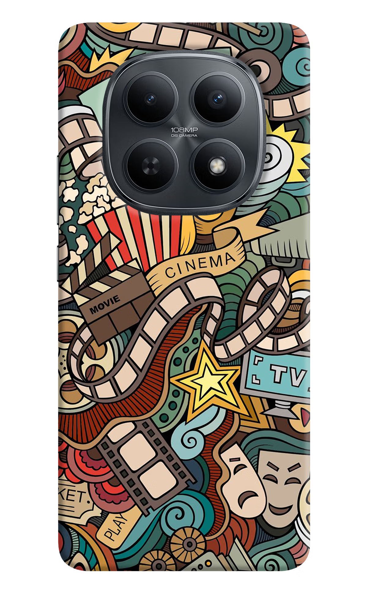 Cinema Abstract Redmi Note 15 5G Back Cover - Cinema Abstract Redmi Note 15 5G Back Cover Cinema Abstract Redmi Note 15 5G Back Cover