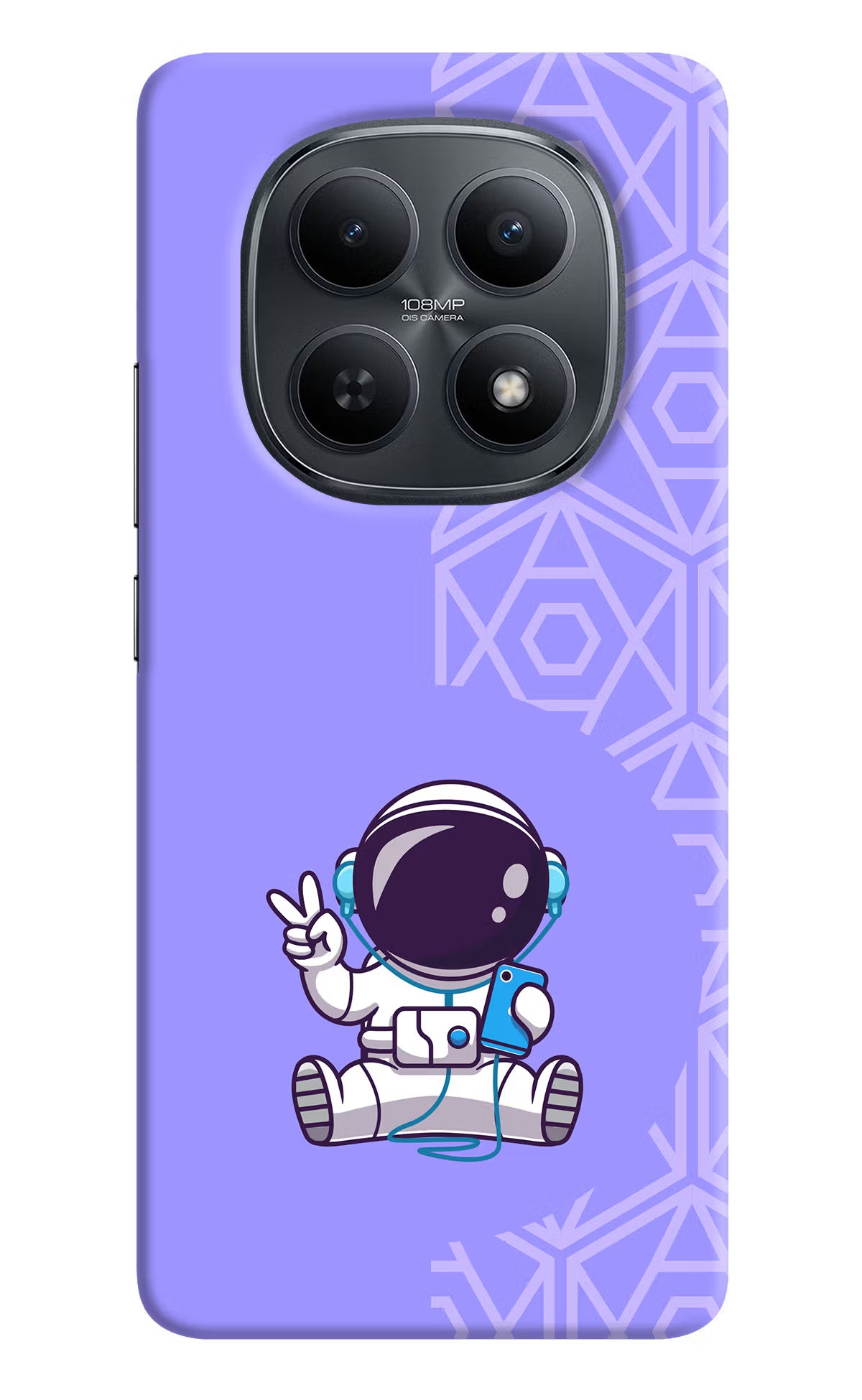 Cute Astronaut Chilling Redmi Note 15 5G Back Cover - Cute Astronaut Chilling Redmi Note 15 5G Back Cover Cute Astronaut Chilling Redmi Note 15 5G Back Cover