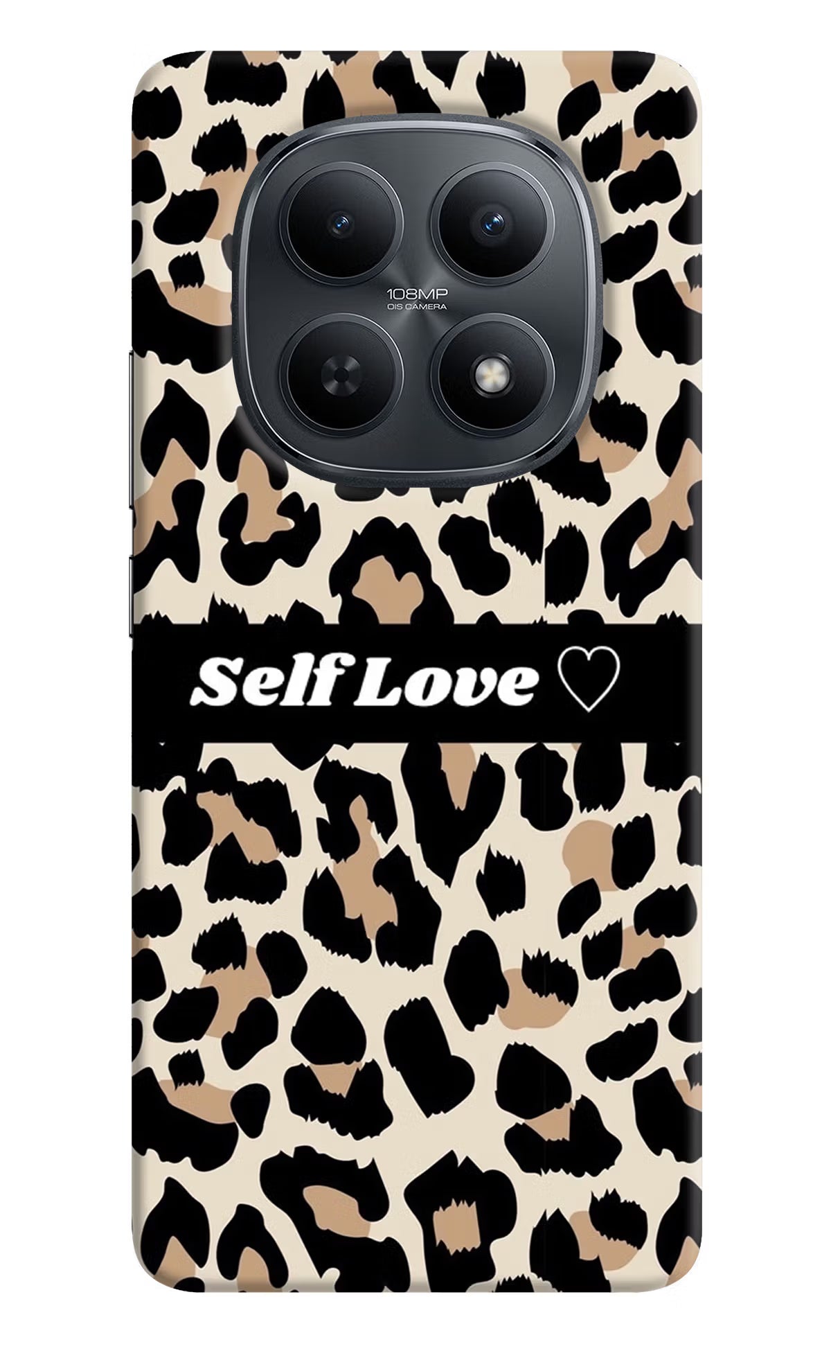 Leopard Print Self Love Redmi Note 15 5G Back Cover - Leopard Print Self Love Redmi Note 15 5G Back Cover Leopard Print Self Love Redmi Note 15 5G Back Cover