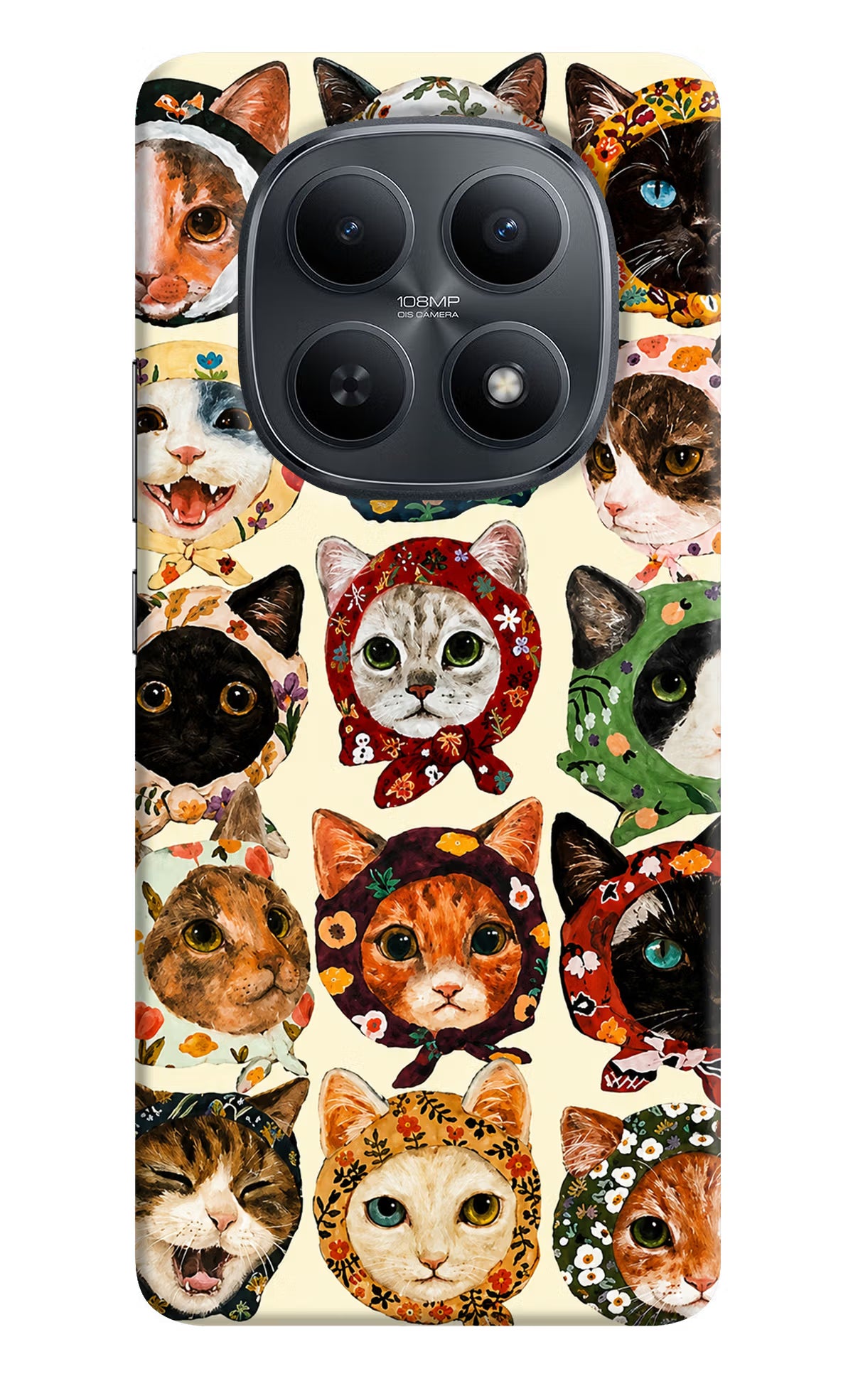 Cool Cat Redmi Note 15 5G Back Cover - Cool Cat Redmi Note 15 5G Back Cover Cool Cat Redmi Note 15 5G Back Cover