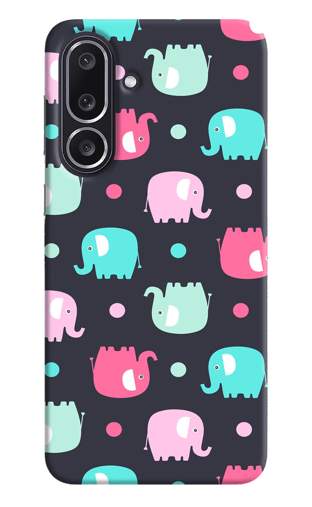 Elephants Samsung M36 5G Back Cover - Elephants Samsung M36 5G Back Cover Elephants Samsung M36 5G Back Cover