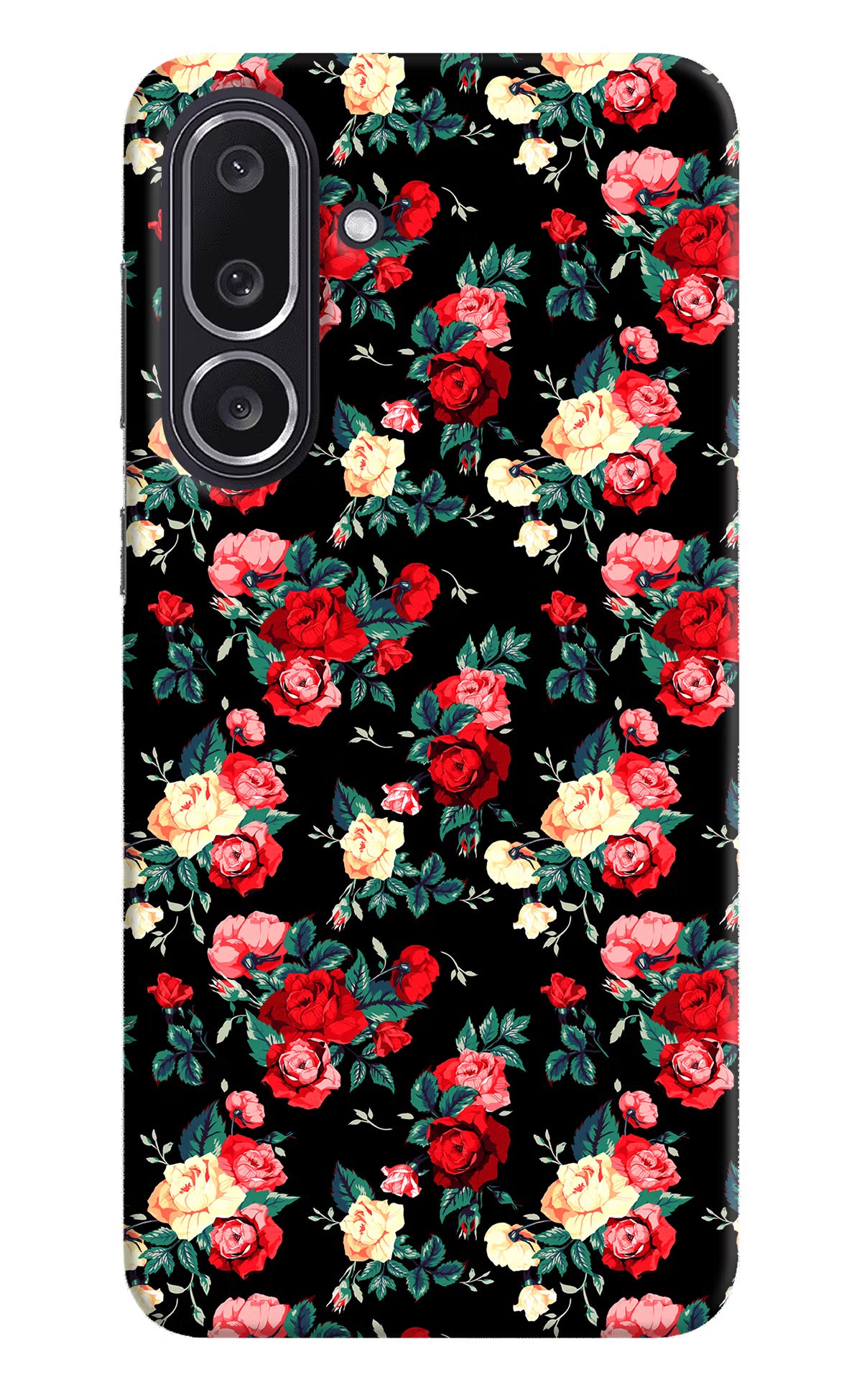 Rose Pattern Samsung M36 5G Back Cover - Rose Pattern Samsung M36 5G Back Cover Rose Pattern Samsung M36 5G Back Cover