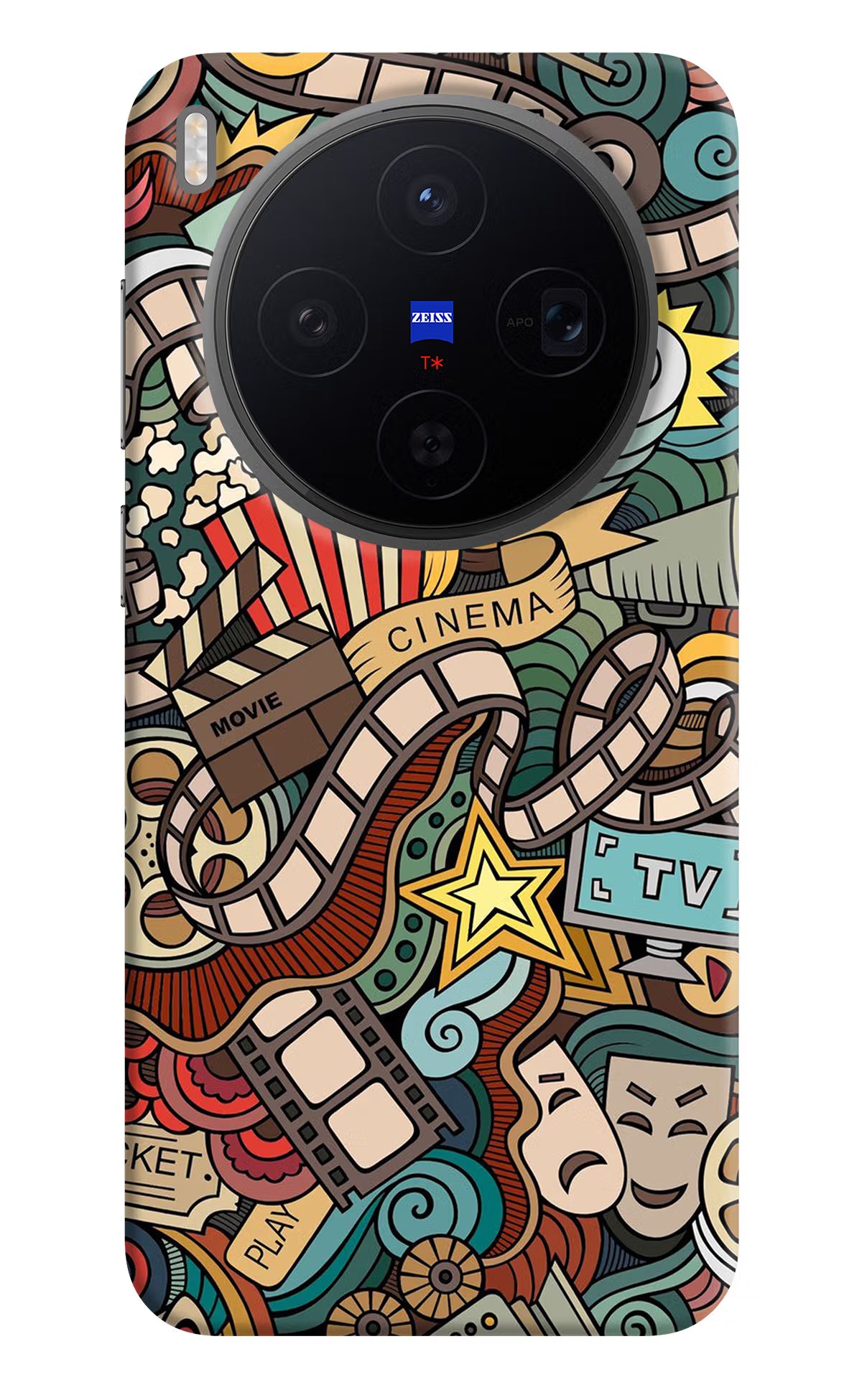 Cinema Abstract Vivo X300 Back Cover - Cinema Abstract Vivo X300 Back Cover Cinema Abstract Vivo X300 Back Cover